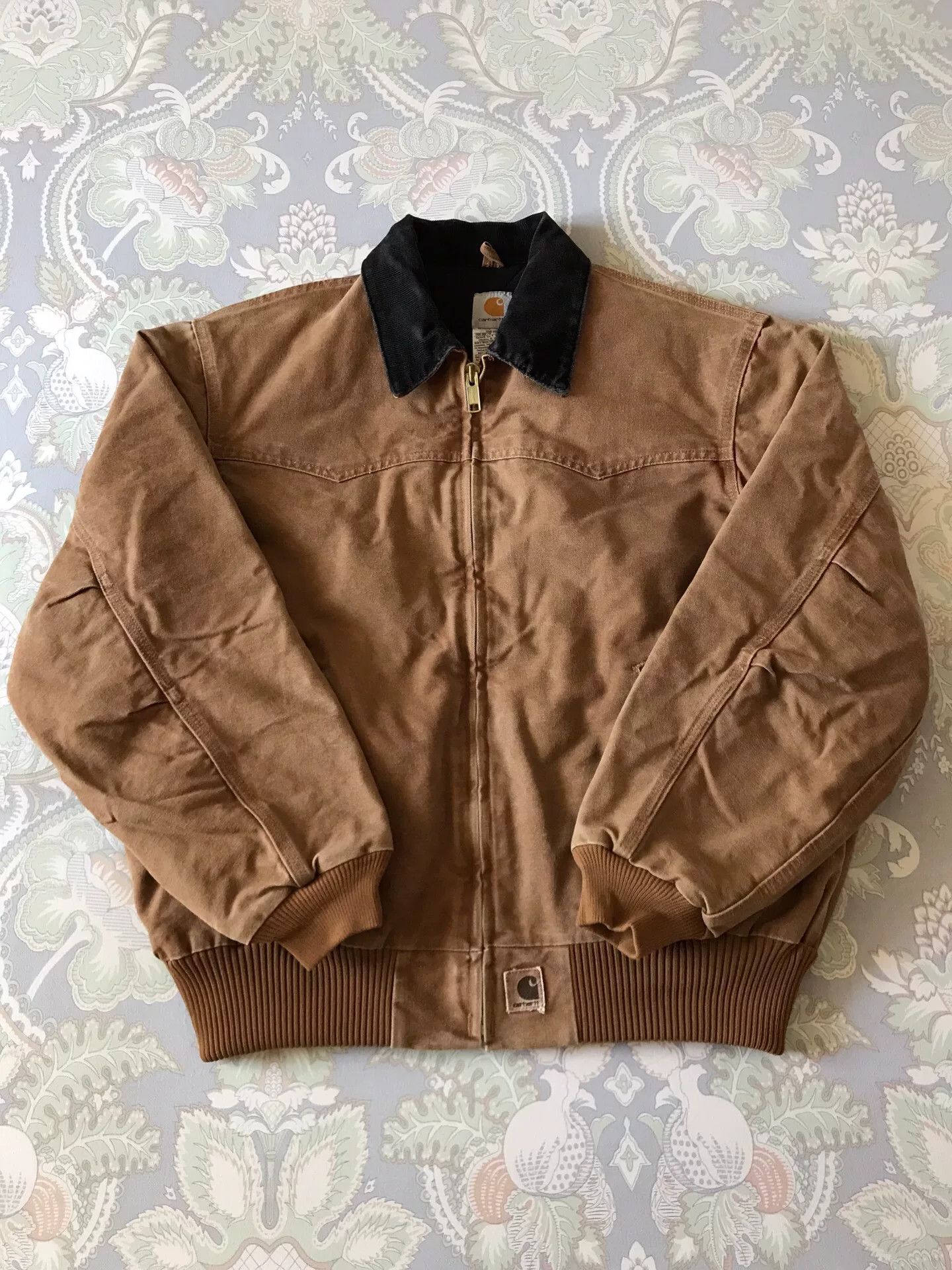 Carhartt Carhartt J14 Brown XL Washed Canvas Jacket Size US XL / EU 56 / 4 - 1 Thumbnail
