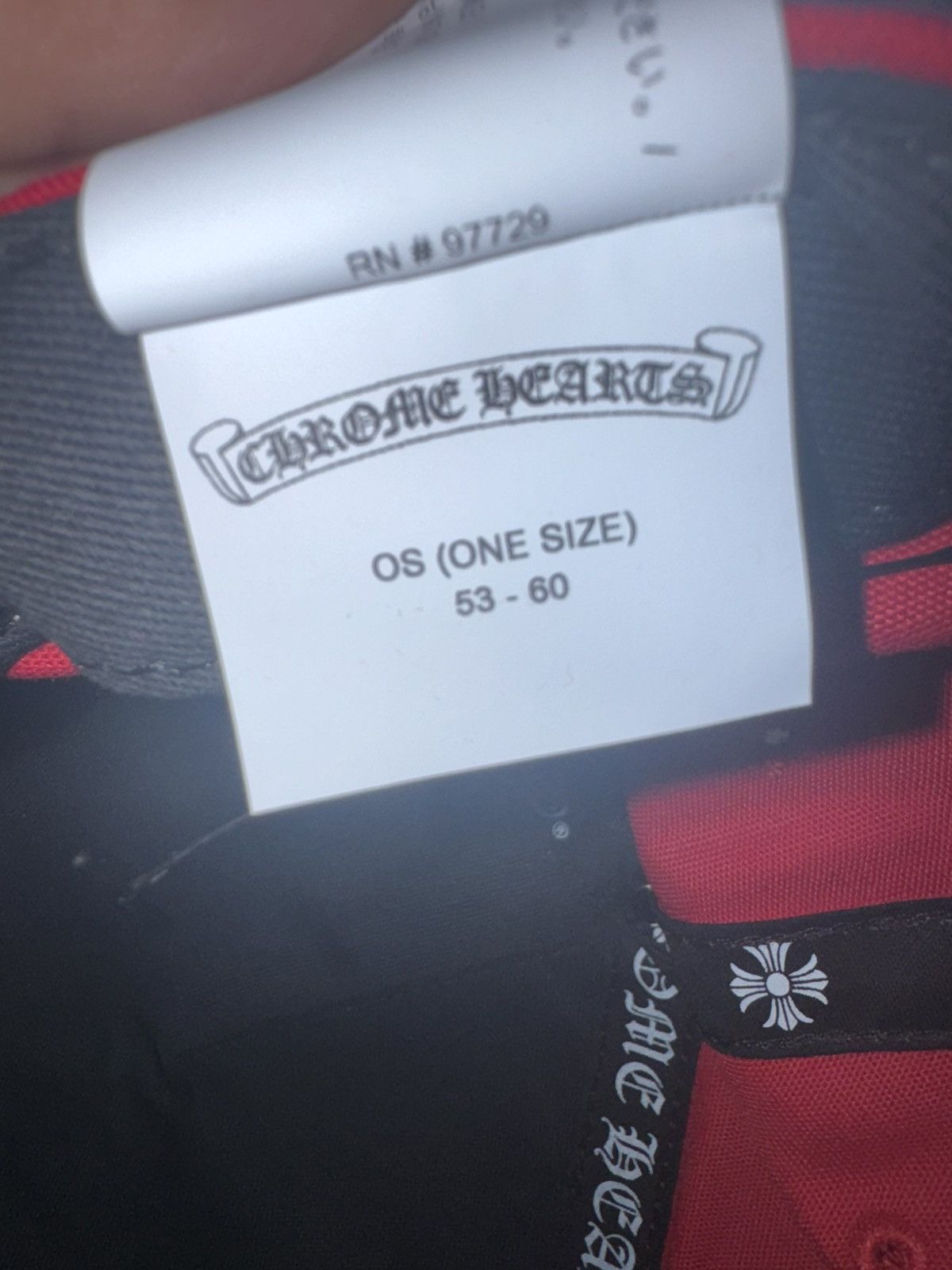 Chrome Hearts Chrome Hearts Red on Yellow Baseball Hat Size ONE SIZE - 8 Thumbnail