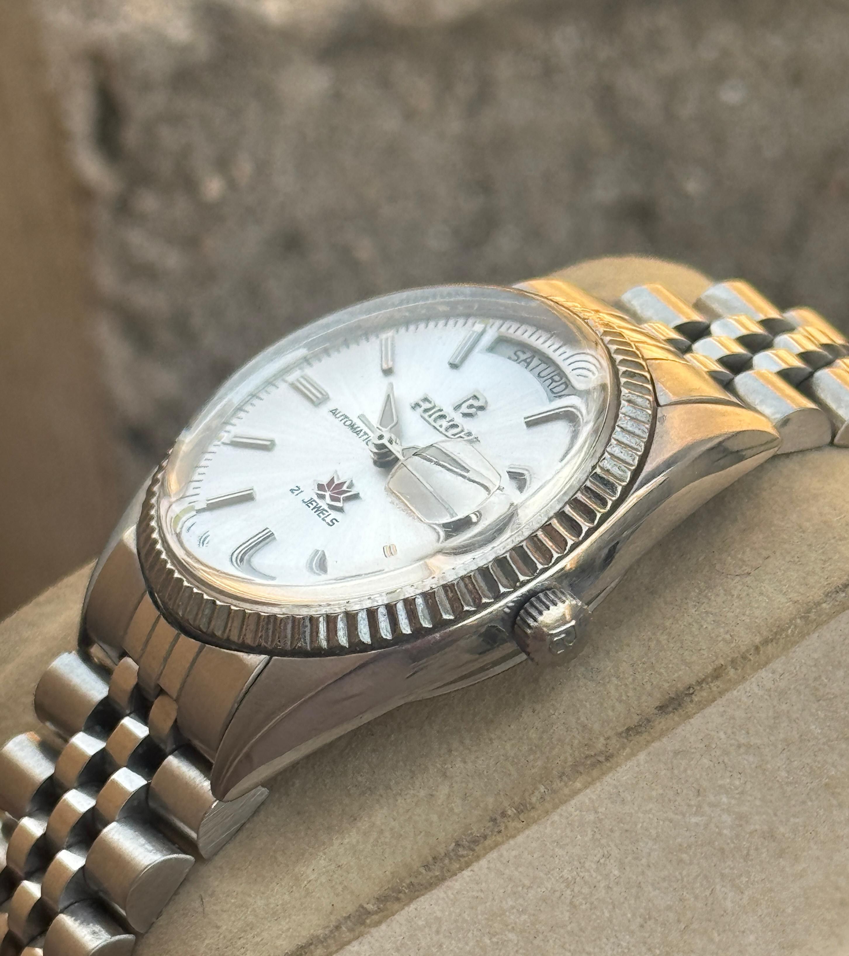Other Vintage Ricoh President Automatic Silver Dial Size 36 - 6 Thumbnail