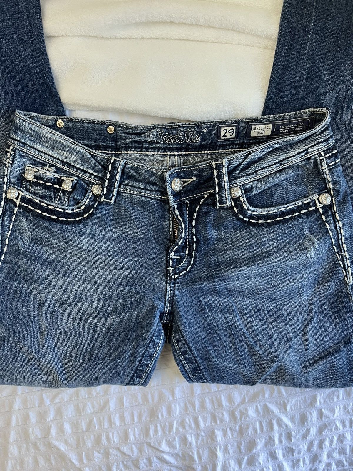 Miss Me Miss Me Bootcut Jeans Size 29" - 4 Thumbnail