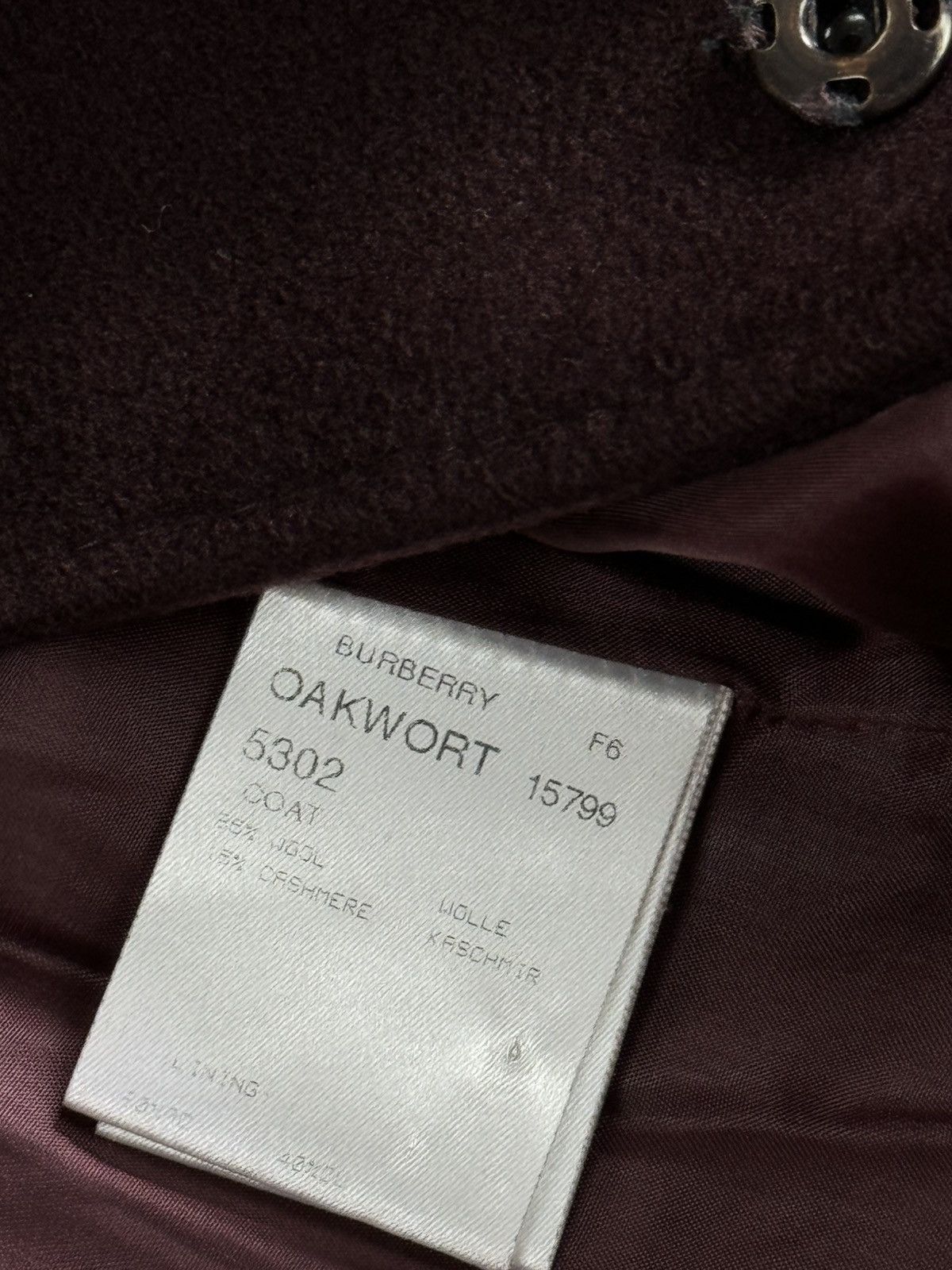 Burberry Wool coat trench Burberry original streetwear luxury item Size S / US 4 / IT 40 - 3 Thumbnail