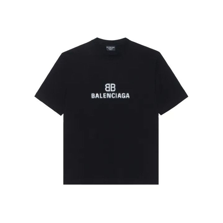 Balenciaga Balenciaga Black Short Sleeve Logo T-Shirt Size US XS / EU 42 / 0 - 1 Thumbnail