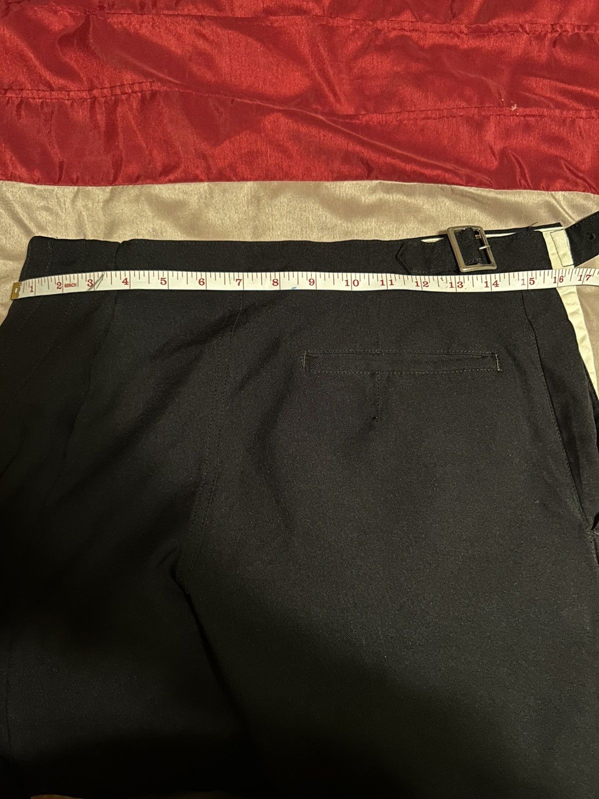 Comme des Garcons AD2012 Men’s BLACK CDG Side Pleated Kilt Back Buckle Short Size US 30 / EU 46 - 14 Thumbnail
