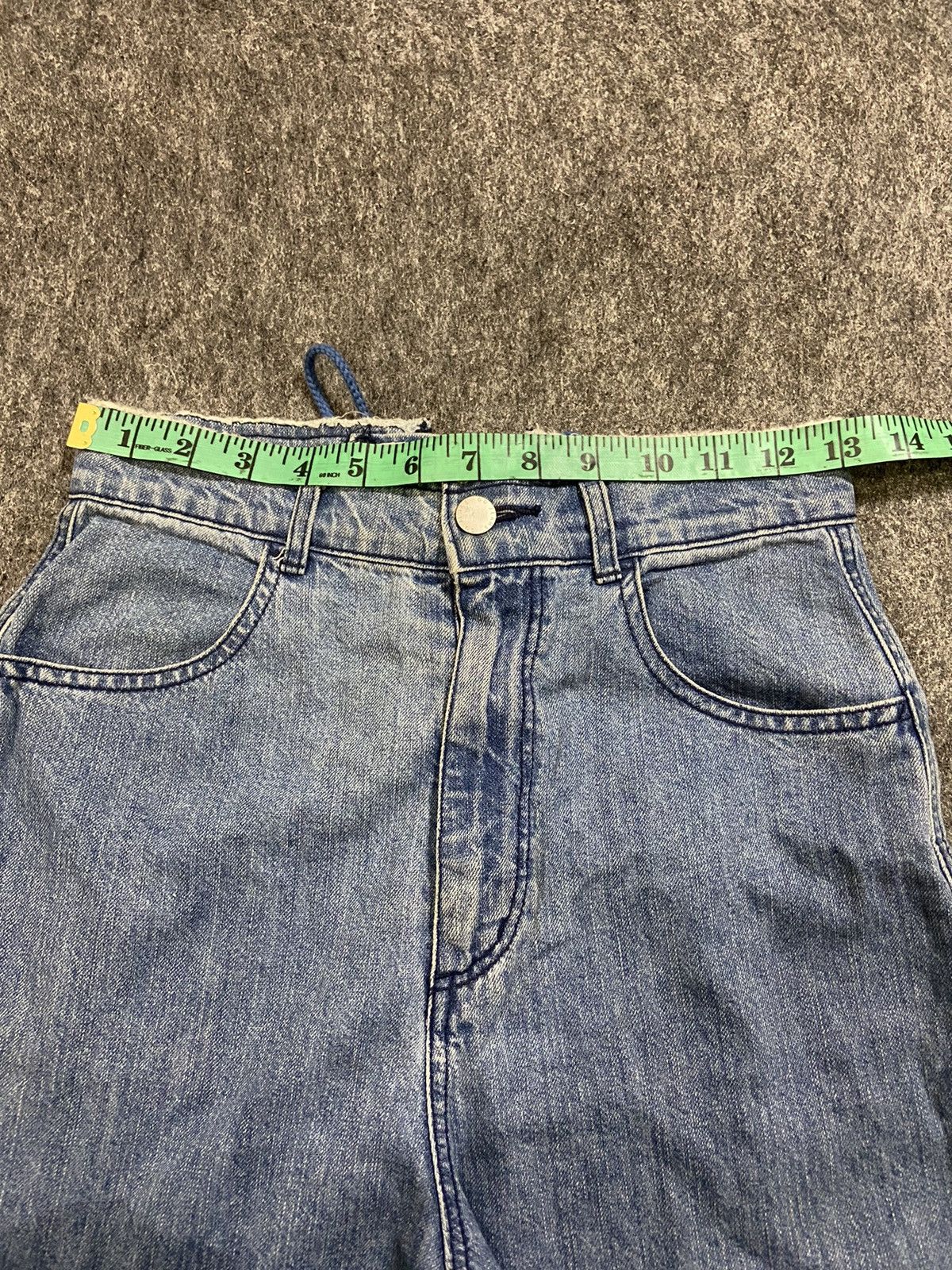 Hysteric Glamour × If Six Was Nine × Le Grande Bleu (L.G.B.) Vintage Y2K GU girls' denim pants with straps at the back Size 25" / US 0 / IT 36 - 9 Thumbnail