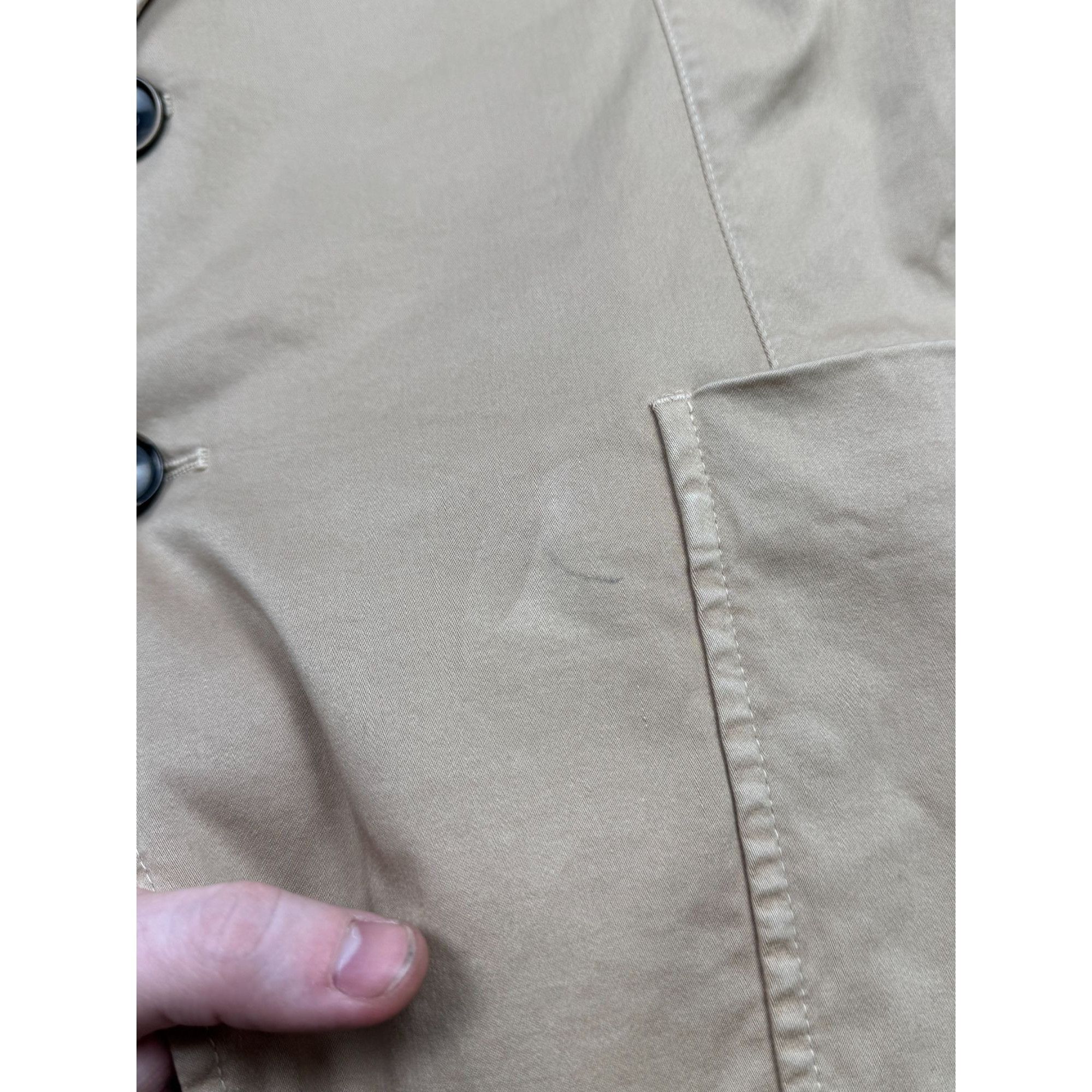 Tombolini Tombolini Cotton Twill 2 Button Blazer (Y1225) Size 40R - 7 Thumbnail