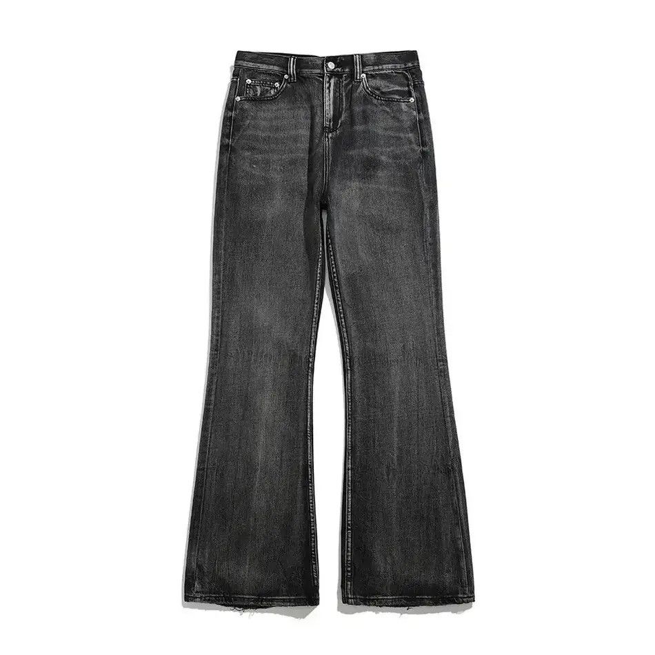 Japanese Brand Black Washed Damage Baggy jeans y2k 90’s retro style Size US 32 / EU 48 - 2 Thumbnail