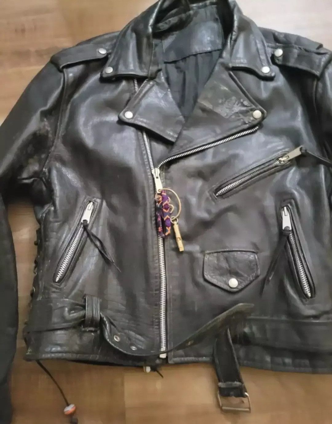 Band Tees × Handmade Leather jacket Size US L / EU 52-54 / 3 - 10 Thumbnail