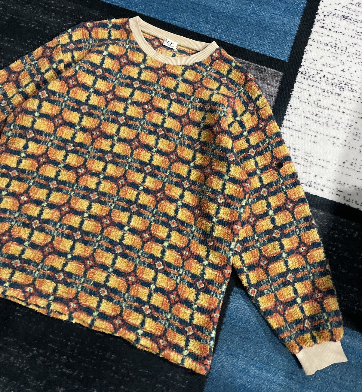 C.P. Company × Vintage Vintage C.P Company Fleece Sweatshirt Size US L / EU 52-54 / 3 - 3 Thumbnail