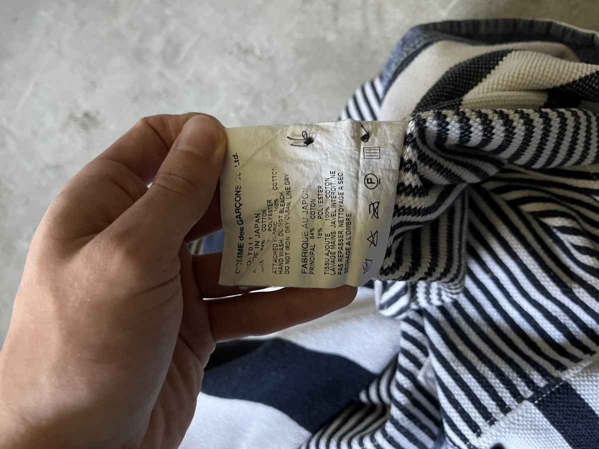 Comme des Garcons Comme des Garcons Junya Watanabe striped sweatshirt rare Size US L / EU 52-54 / 3 - 15 Thumbnail