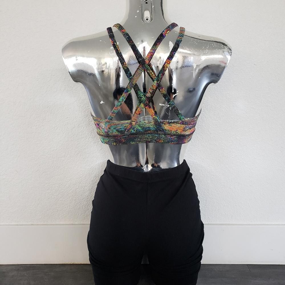 Lululemon Lululemon | Glitch Tapestry StarLight | Energy Sport Bra Size ONE SIZE - 2 Thumbnail