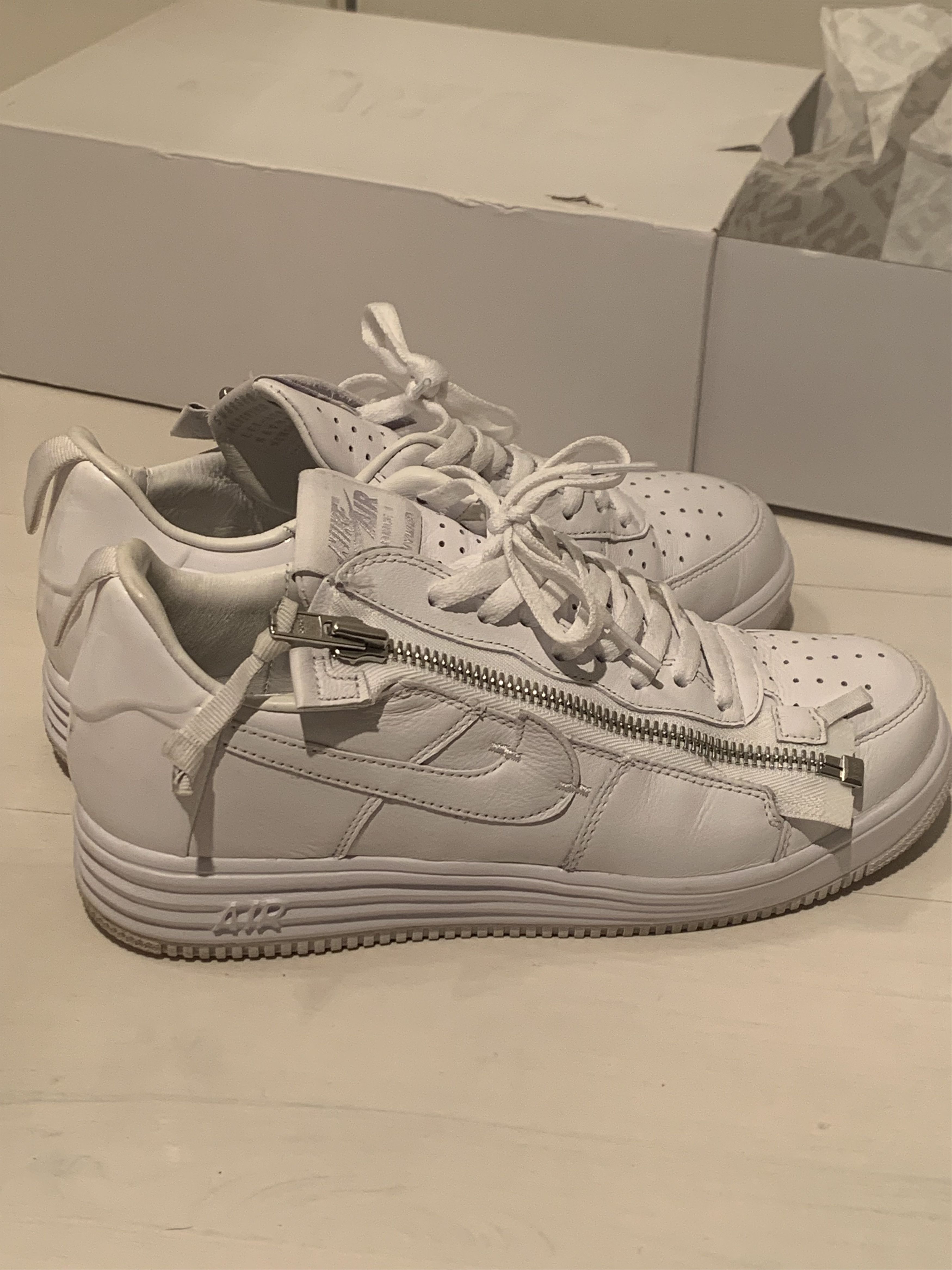 Acronym × Nike Nike x Acronym Lunar Force 1 White 9 US Size US 9 / EU 42 - 5 Thumbnail