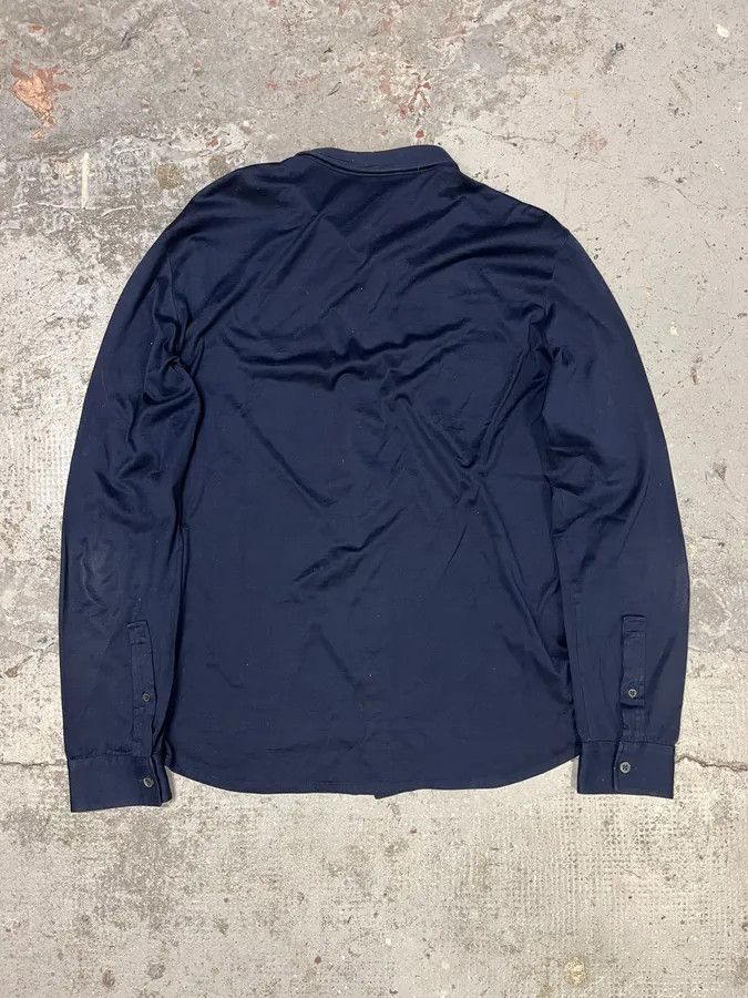 Designer × Gucci × Vintage 2000s Gucci Navy Minimalist Shirt Size US M / EU 48-50 / 2 - 4 Thumbnail