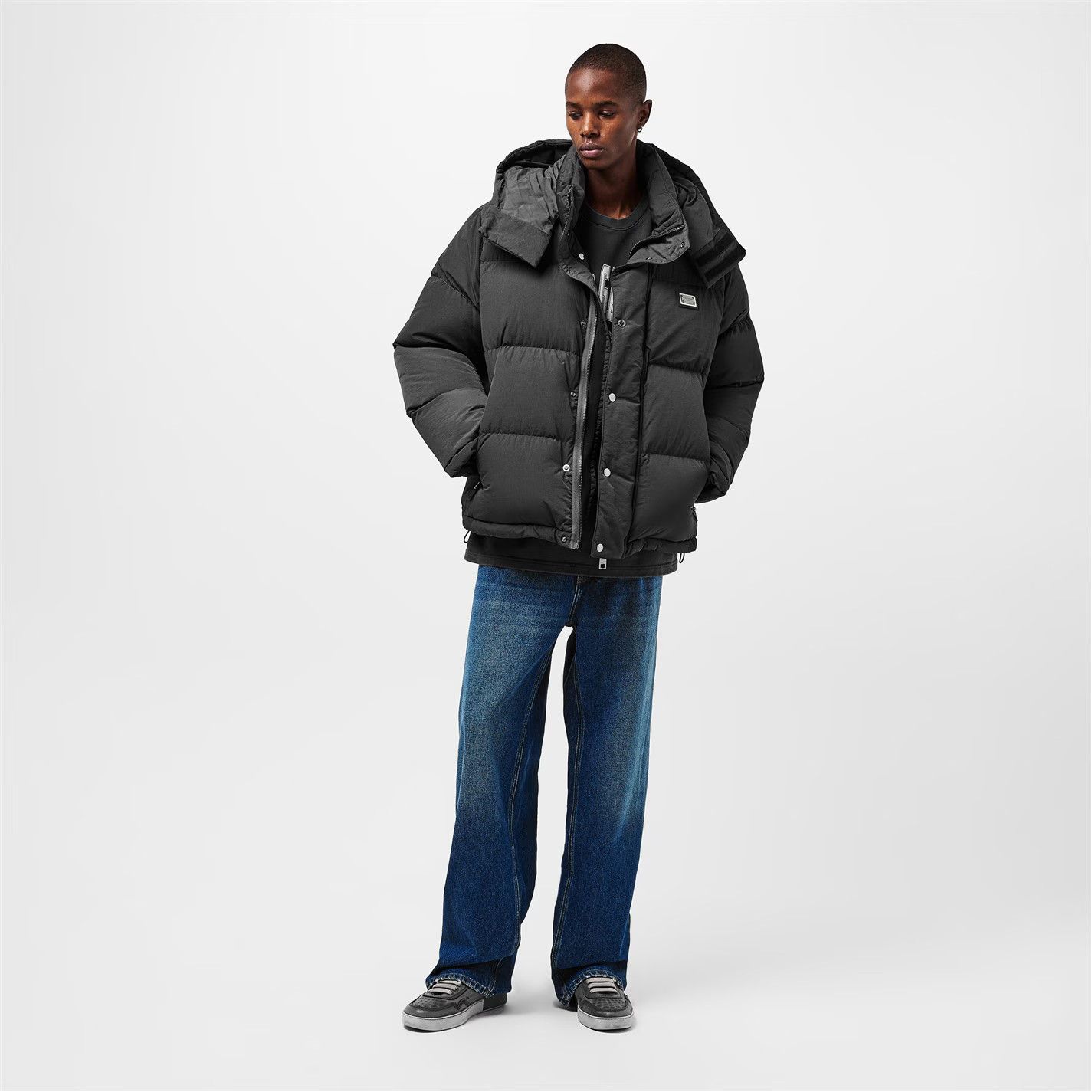 Dolce & Gabbana o1g2r1mq0426 Quilted Puffer Jacket in Antracite Size US M / EU 48-50 / 2 - 6 Thumbnail
