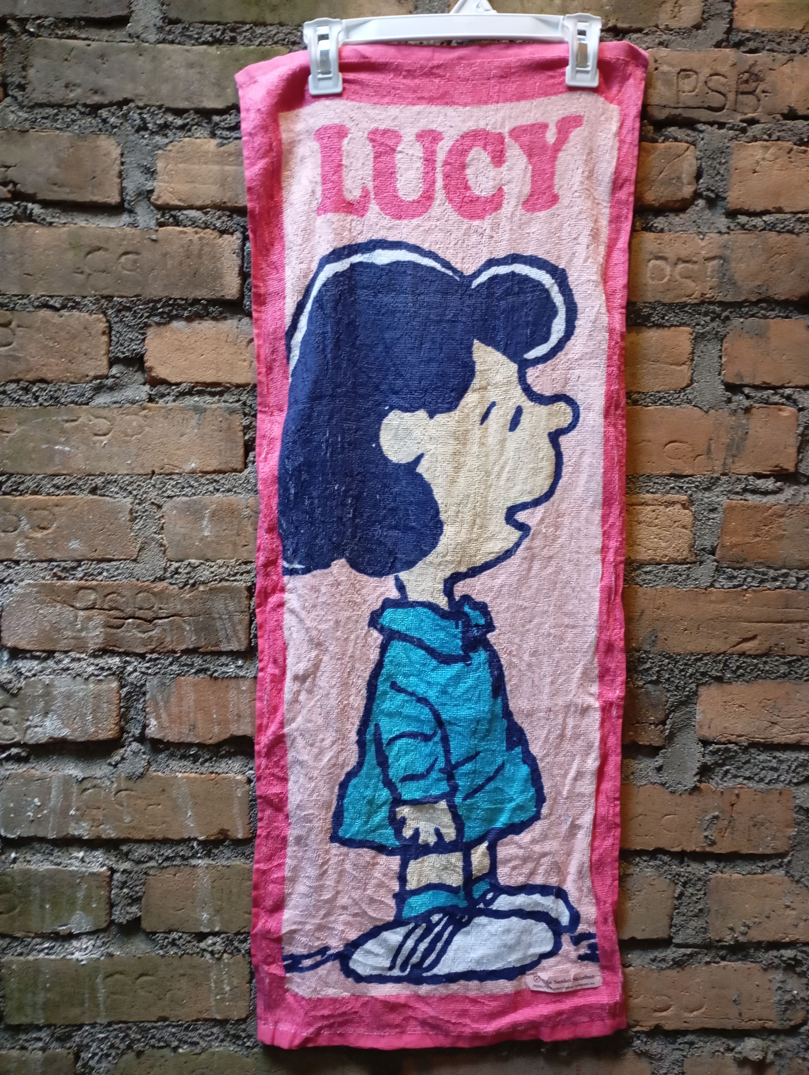 Vintage Peanuts Lucy Hand Towel