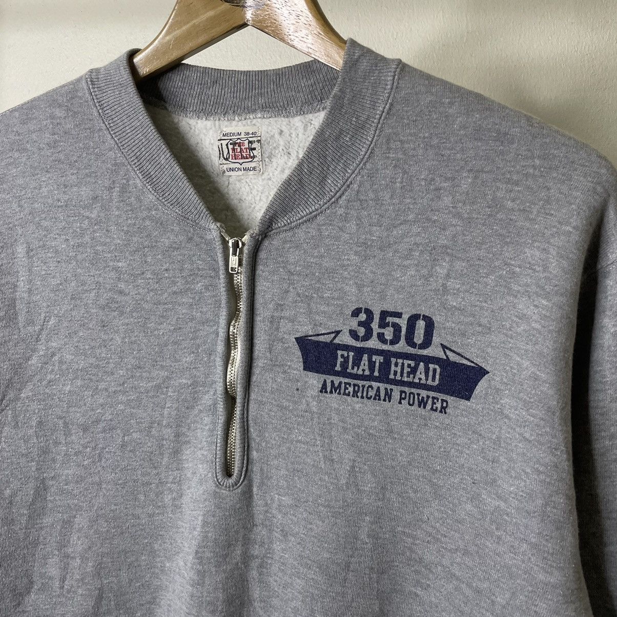 The Flat Head The Flat Head East Big Block Half Zipper Sweatshirt Size US M / EU 48-50 / 2 - 5 Thumbnail