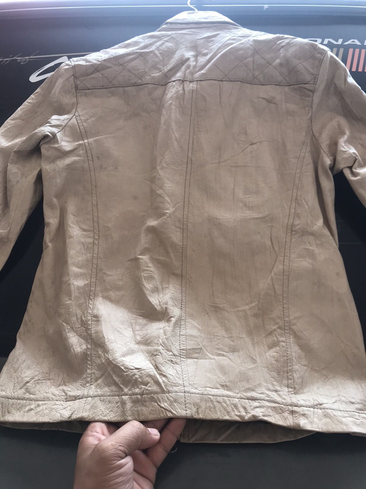 Tornado Mart × Vintage Tornado Mart cream leather jacket Size US M / EU 48-50 / 2 - 4 Thumbnail