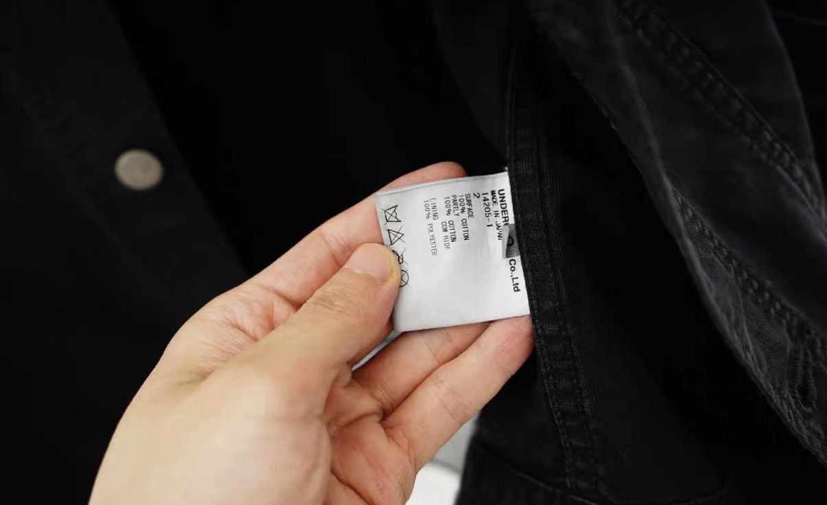 Undercover Undercover Denim Jacket with Leather Sleeves Size US M / EU 48-50 / 2 - 7 Thumbnail