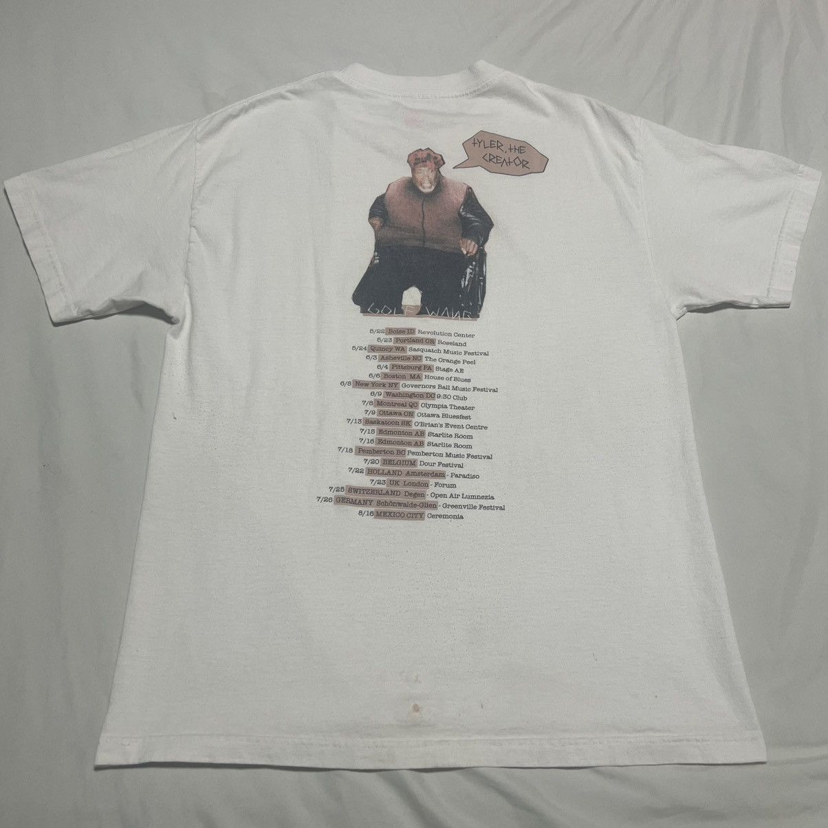 Tyler The Creator Tour T Shirt | Grailed