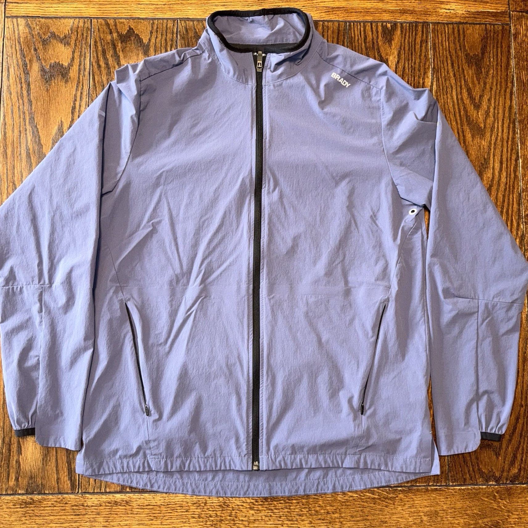 Vintage Brady Mens Zero Weight Train Track Jacket Blue Size Medium Full Zip Jacket Size US M / EU 48-50 / 2 - 2 Thumbnail