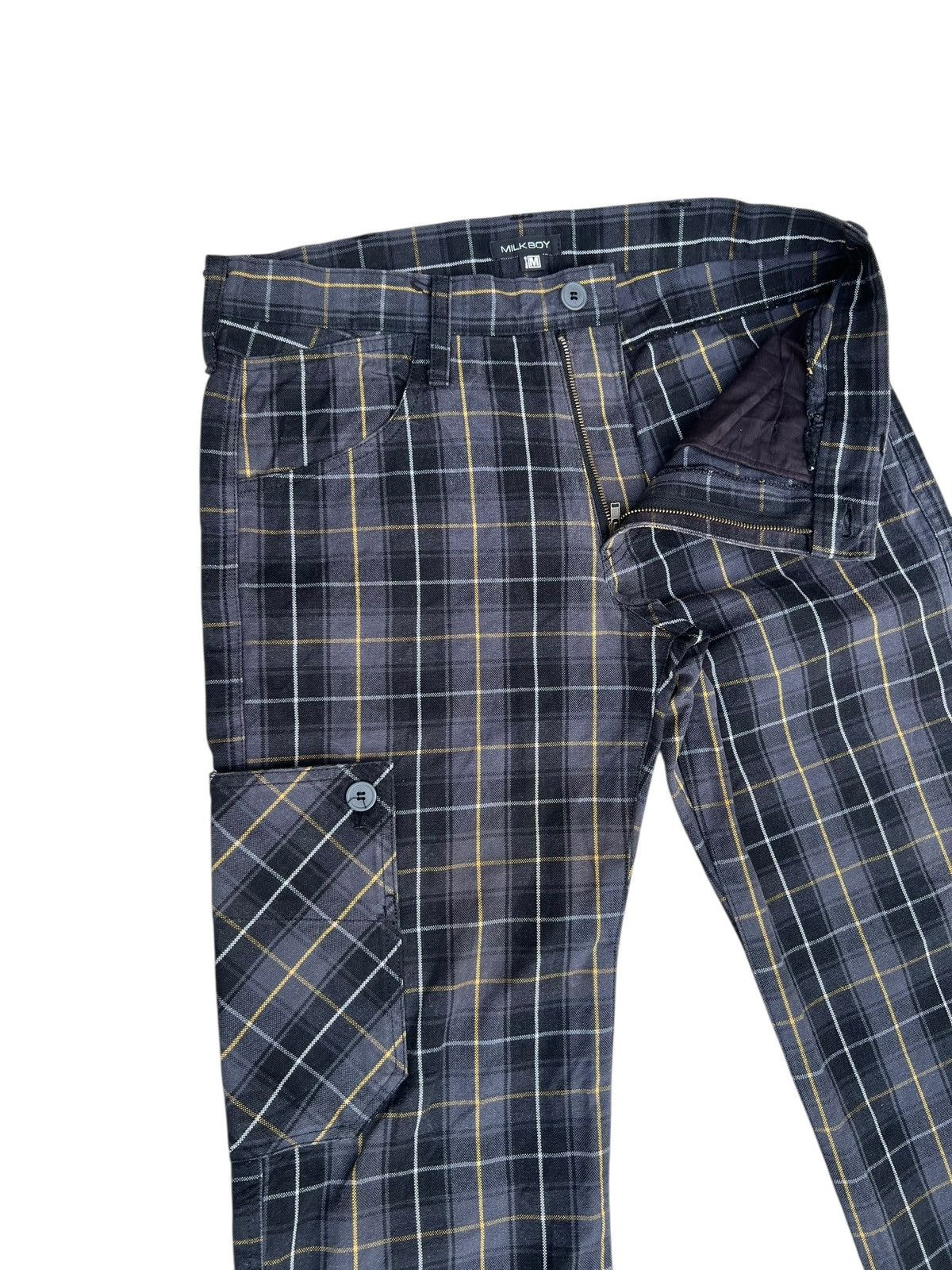 Beauty Beast Vintage Milk Boy Japan Tartan Cargo Trouser Pant Size US 30 / EU 46 - 8 Thumbnail