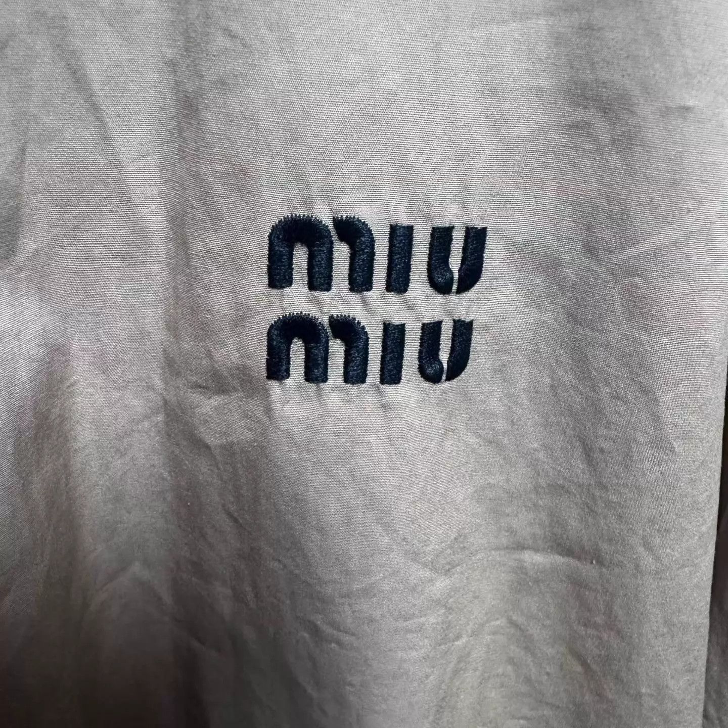 Miu Miu MIU MIU SS22 Women's Logo Printed Yellow Longsleeve Shirt Size XS / US 0-2 / IT 36-38 - 6 Thumbnail
