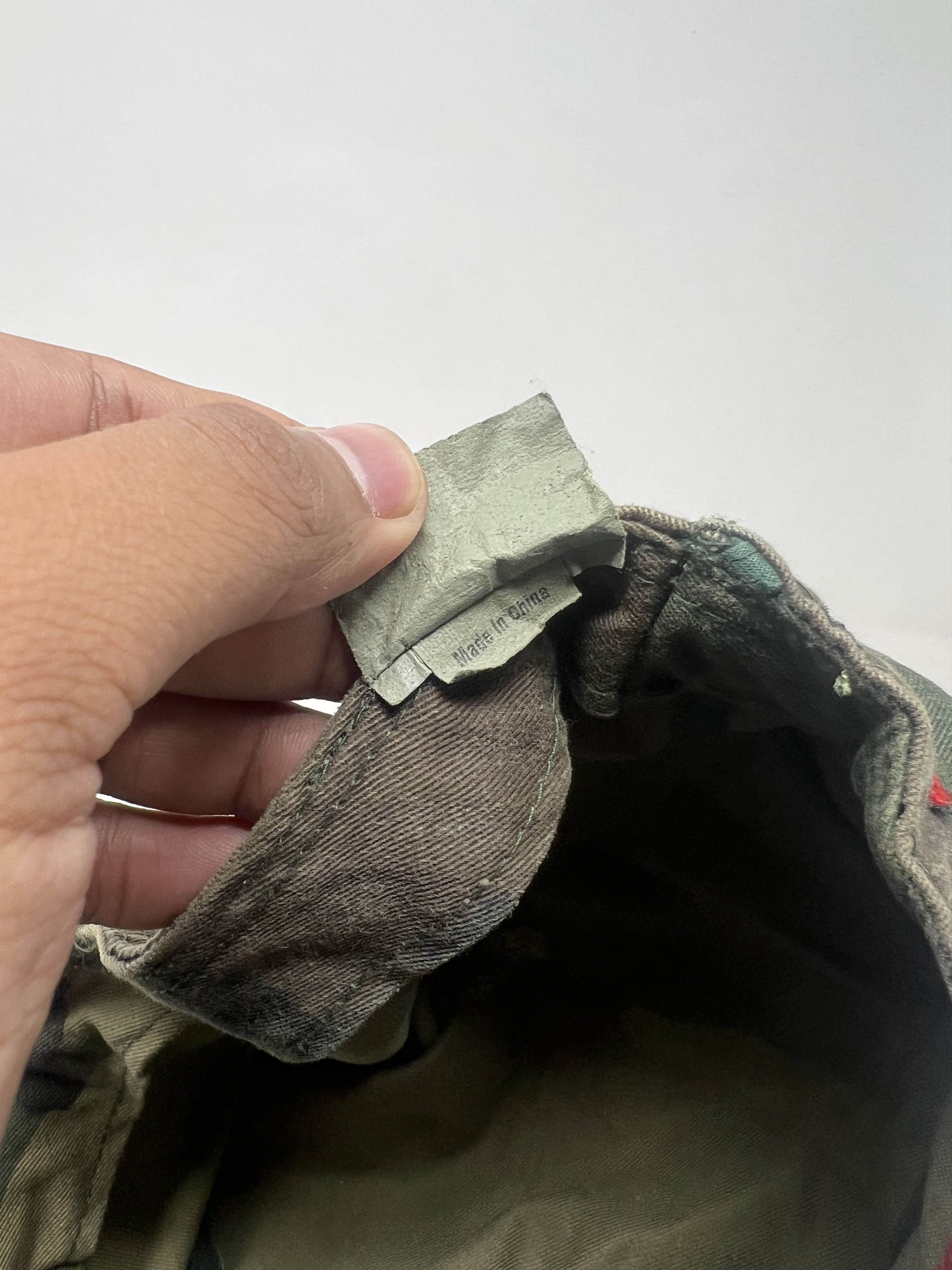 Vintage Vintage Millitary Woodland Distressed Fitted Hat Size ONE SIZE - 13 Thumbnail