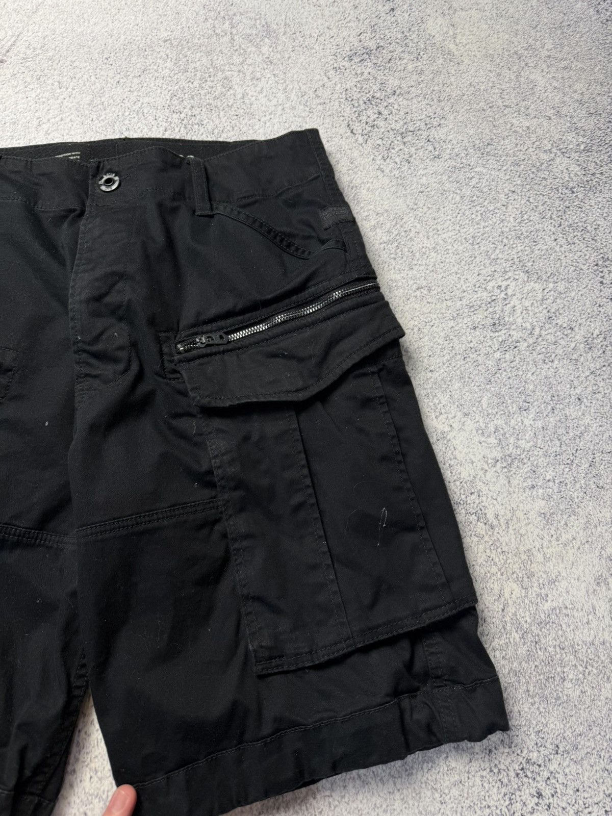 G-Star Mens Vintage G Star Raw Cargo Shorts rare army Y2K Size US 28 / EU 44 - 8 Thumbnail