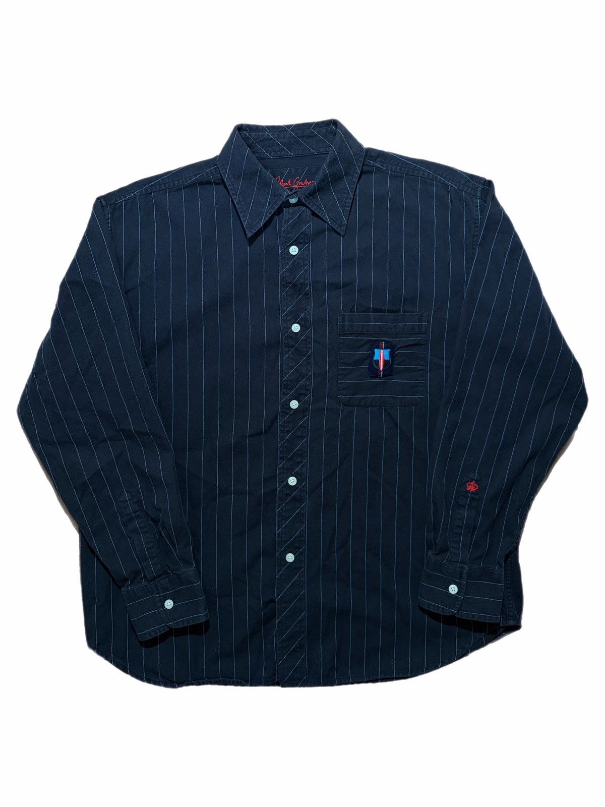 Robert Graham Robert Graham Shirt Stripe Button Up Embroidered Size US L / EU 52-54 / 3 - 1 Thumbnail