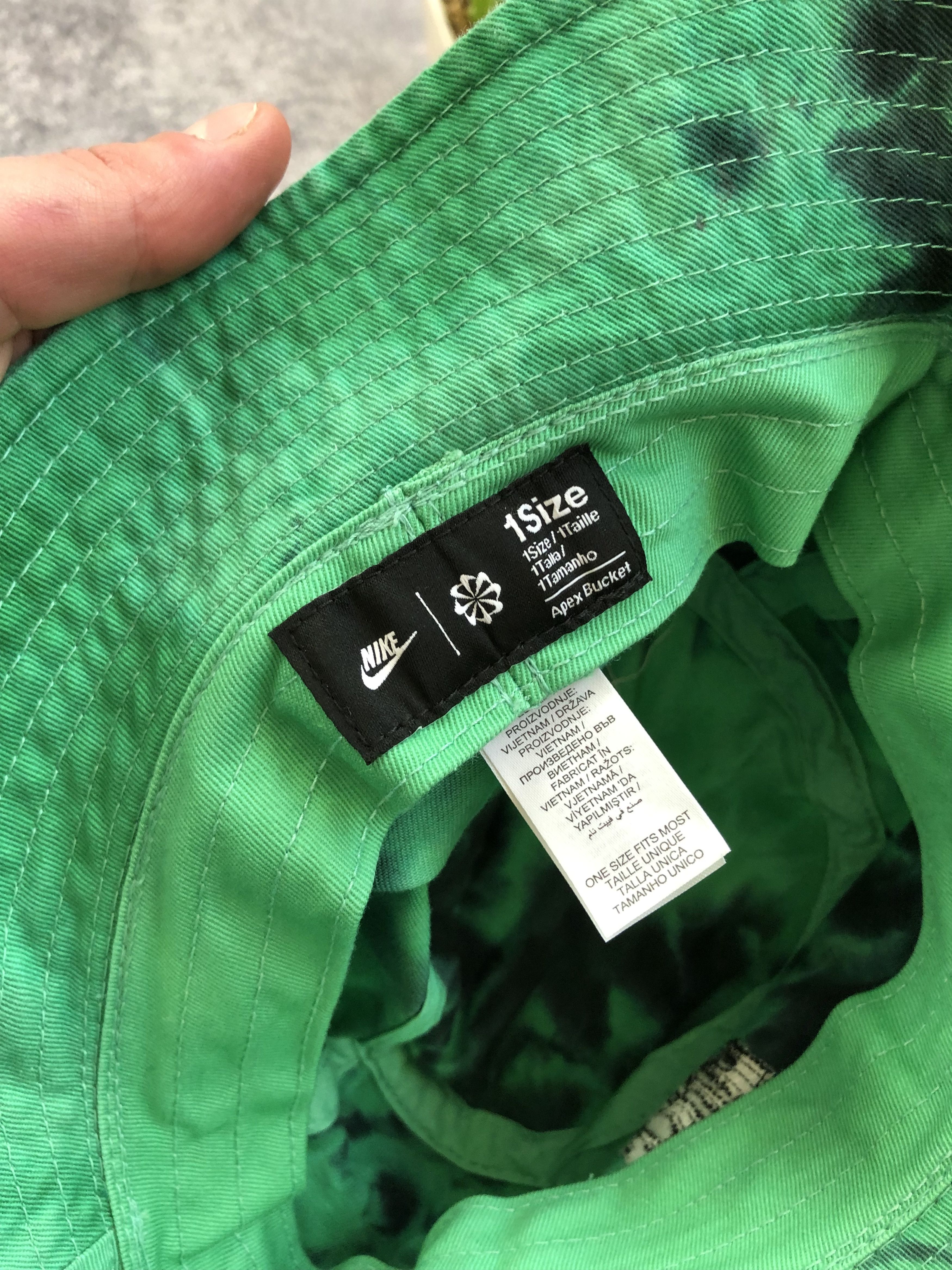 Nike NIKE Big Logo Spotted Panama Hat Streetwear Y2k Size ONE SIZE - 6 Thumbnail