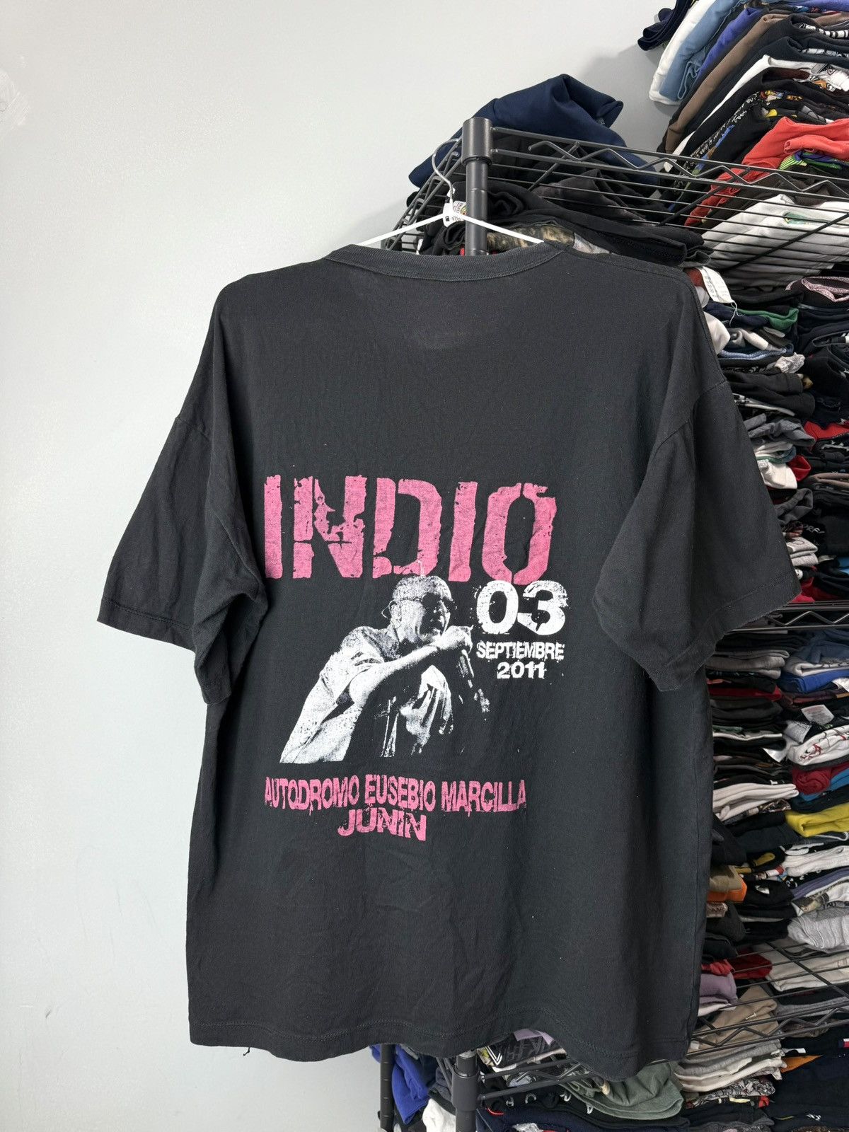 Vintage Vintage Indio Techno Band T Shirt Punk Hardcore Size US L / EU 52-54 / 3 - 2 Thumbnail