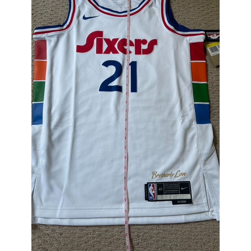 Nike Nike Embiid Philadelphia 76ers Sixers Spectrum Jersey Mens S Size US S / EU 44-46 / 1 - 7 Thumbnail