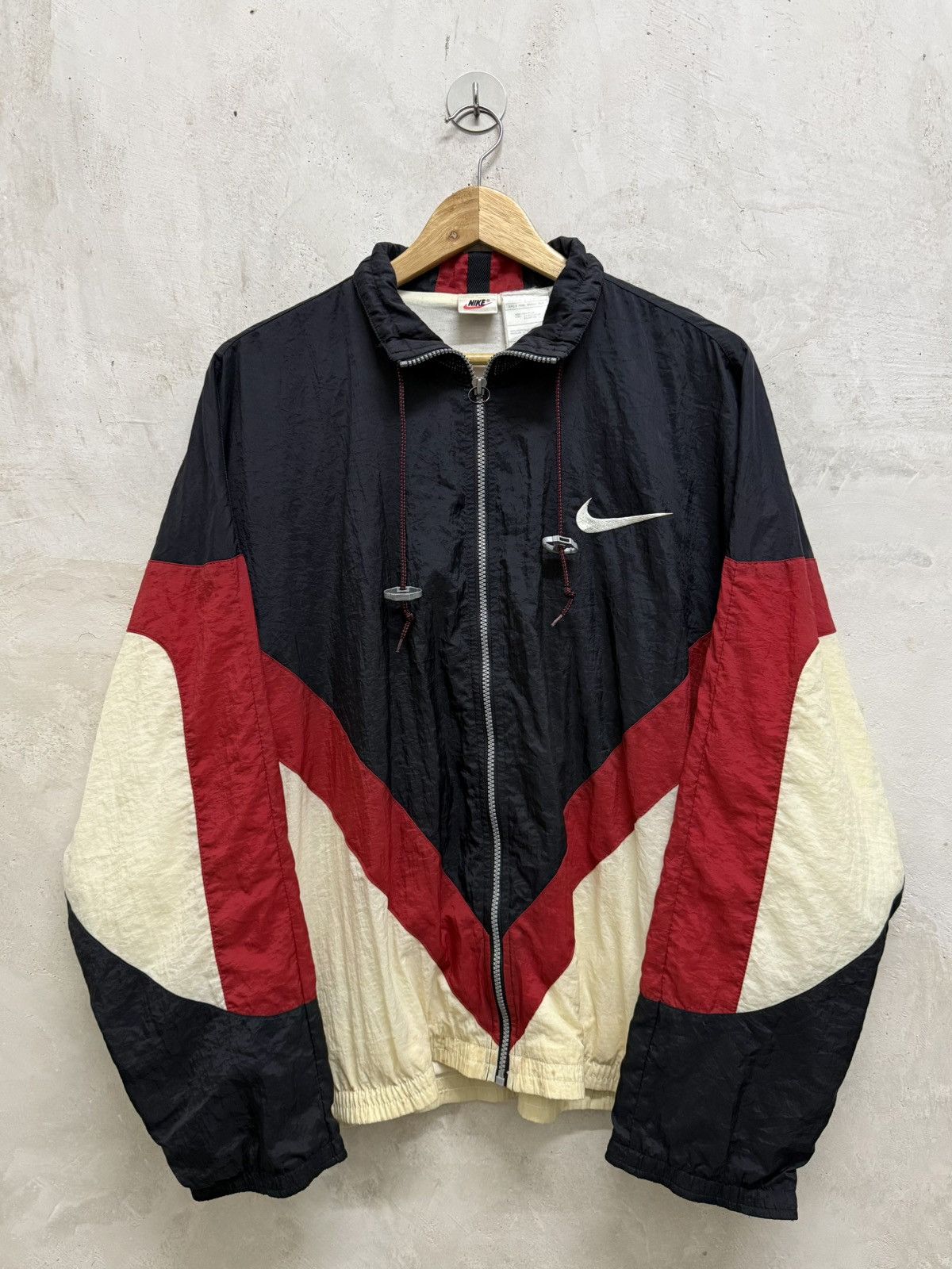 Nike Vintage 90’s Nike Distressed Windbreaker Jacket Size US XXL / EU 58 / 5 - 1 Thumbnail