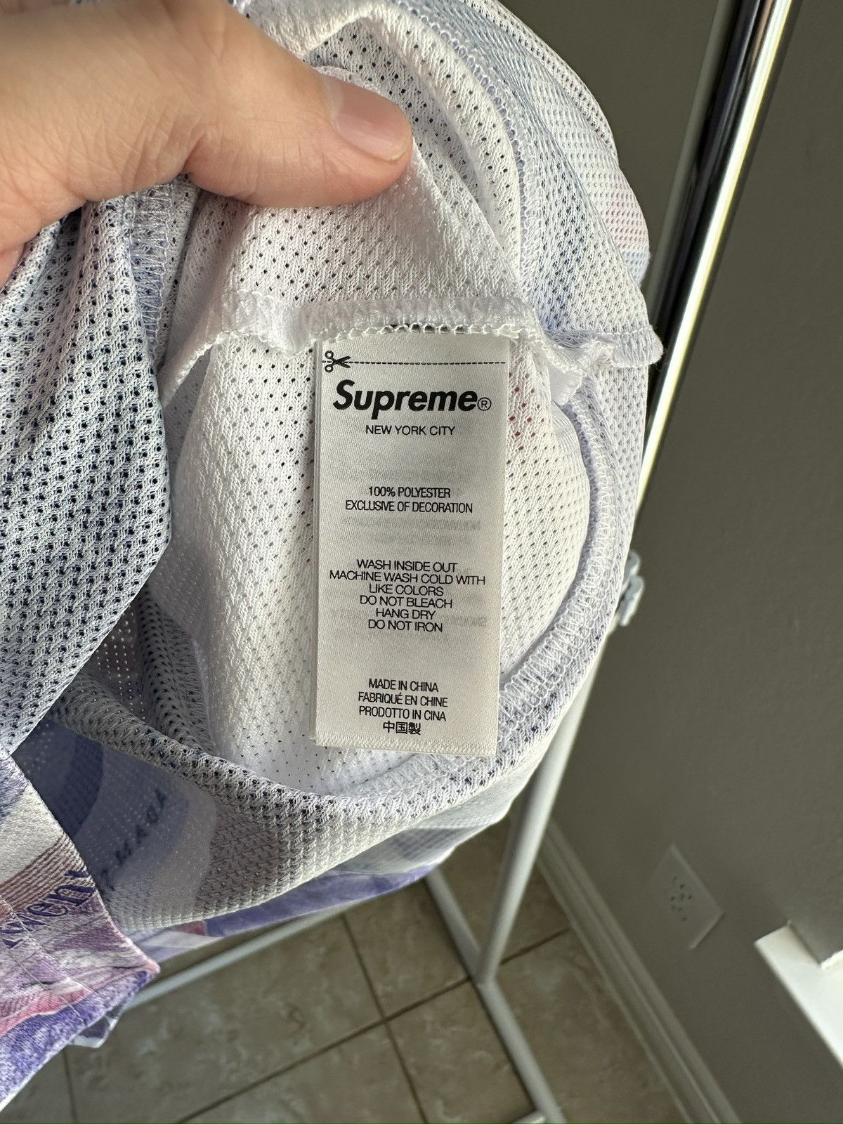 Supreme Pounds Soccer Jersey White Size US S / EU 44-46 / 1 - 8 Thumbnail