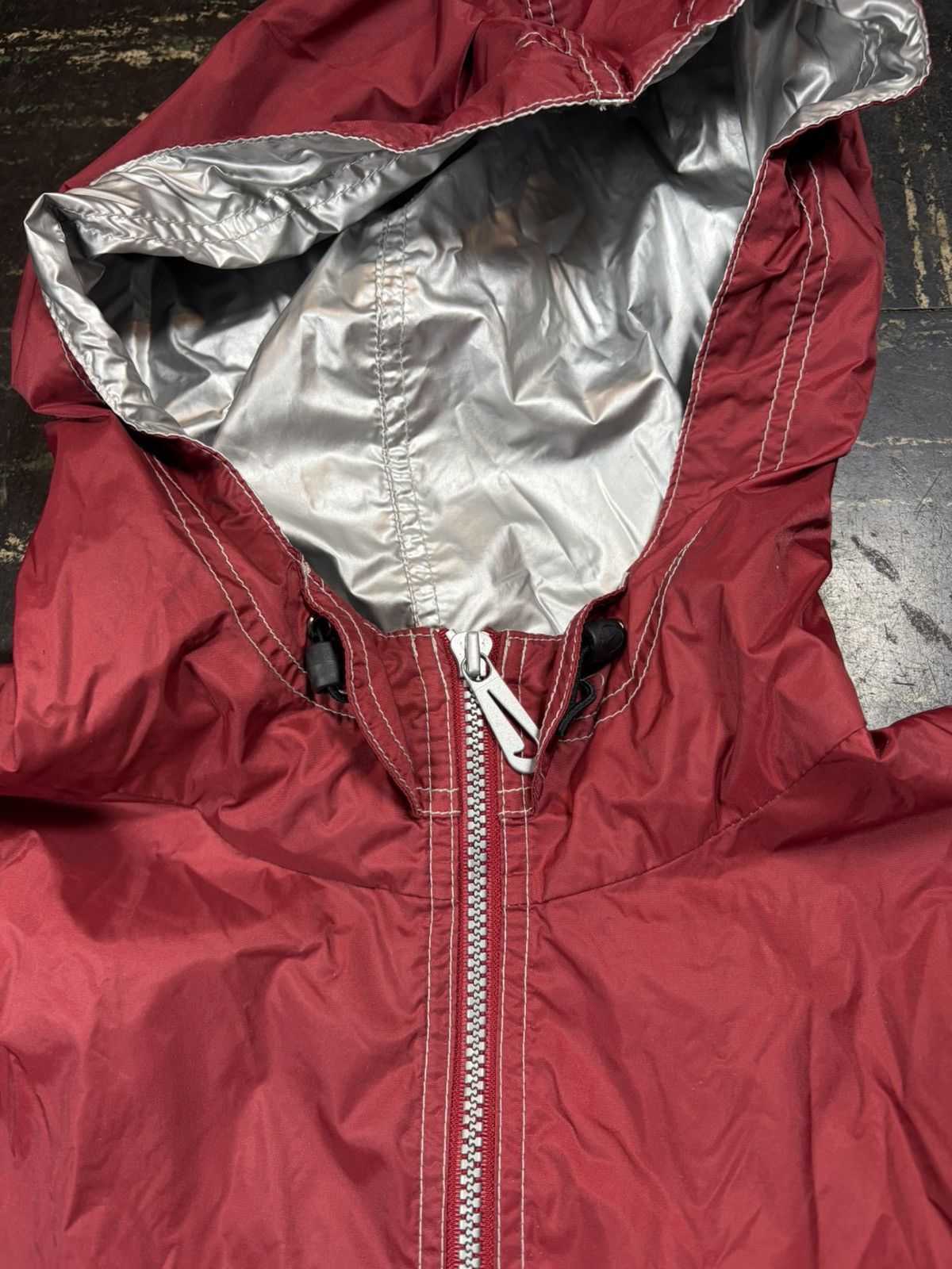 Nike Vintage Nike Zip Up Windbreaker Track Jacket RED Size US XXL / EU 58 / 5 - 5 Thumbnail