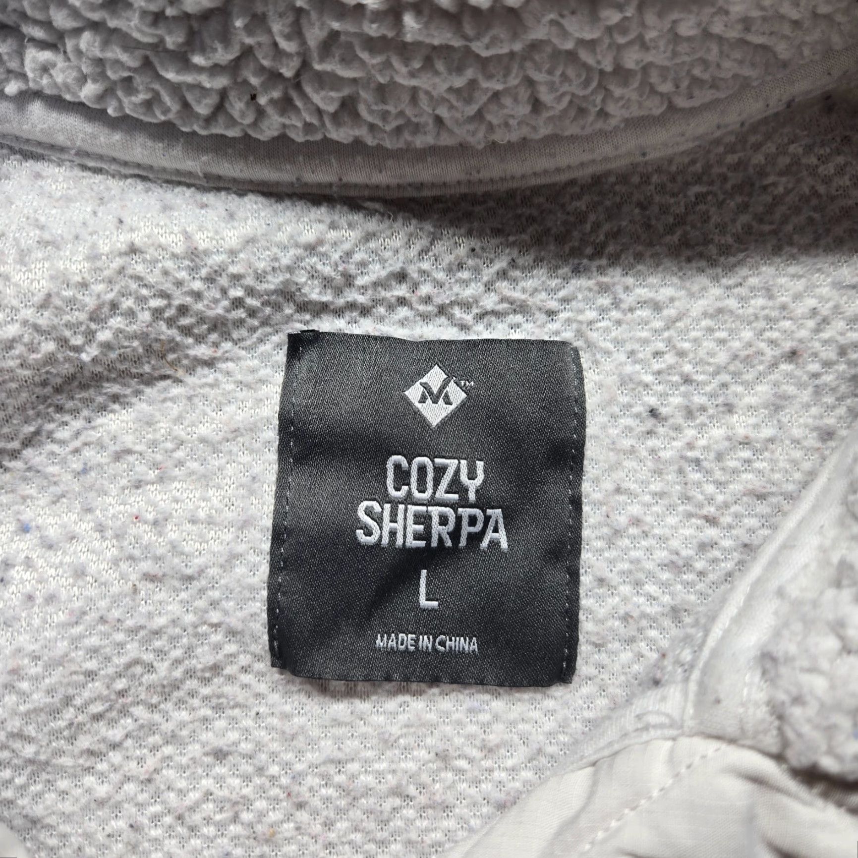 Vintage Member's Mark Cozy Sherpa Snap Button Fleece Sweater White Adult Women's L Large Size L / US 10 / IT 46 - 3 Thumbnail