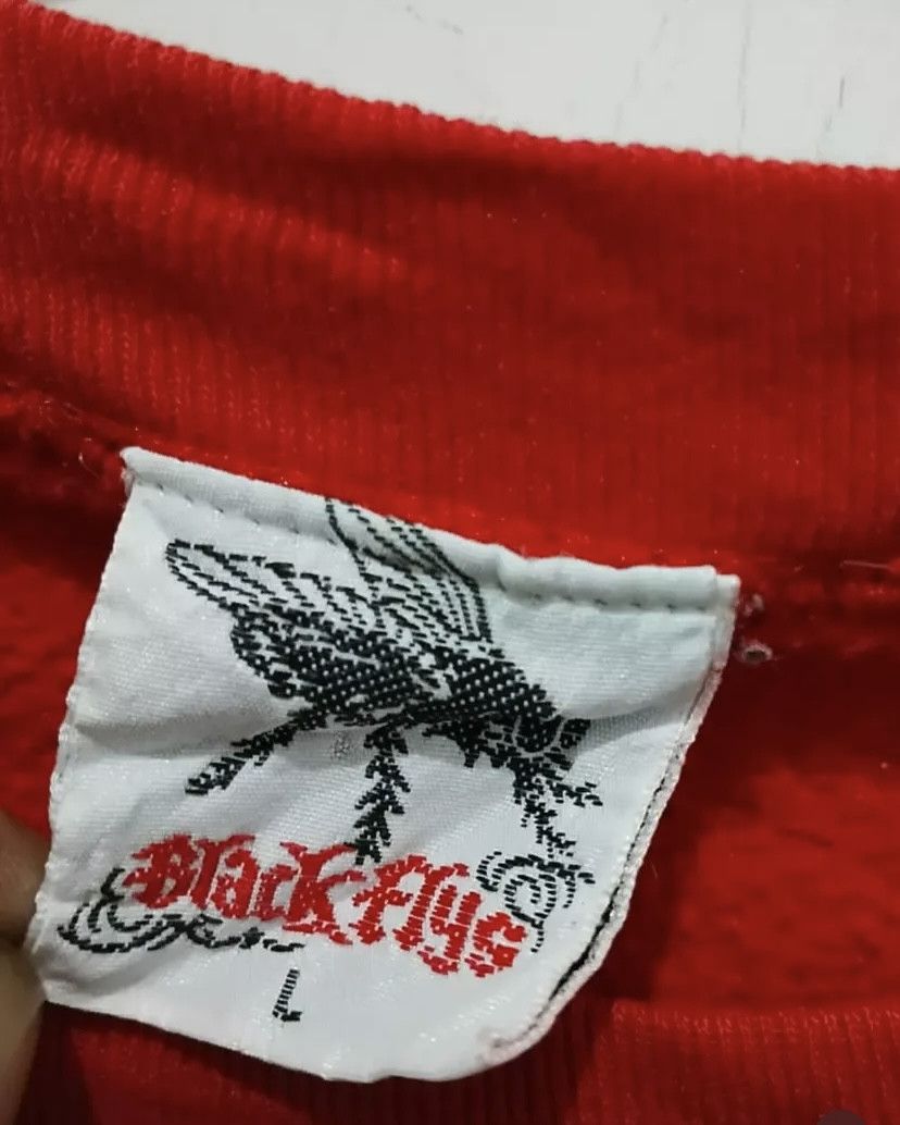 Vintage vintage black flys sweatshirt Size US L / EU 52-54 / 3 - 2 Thumbnail