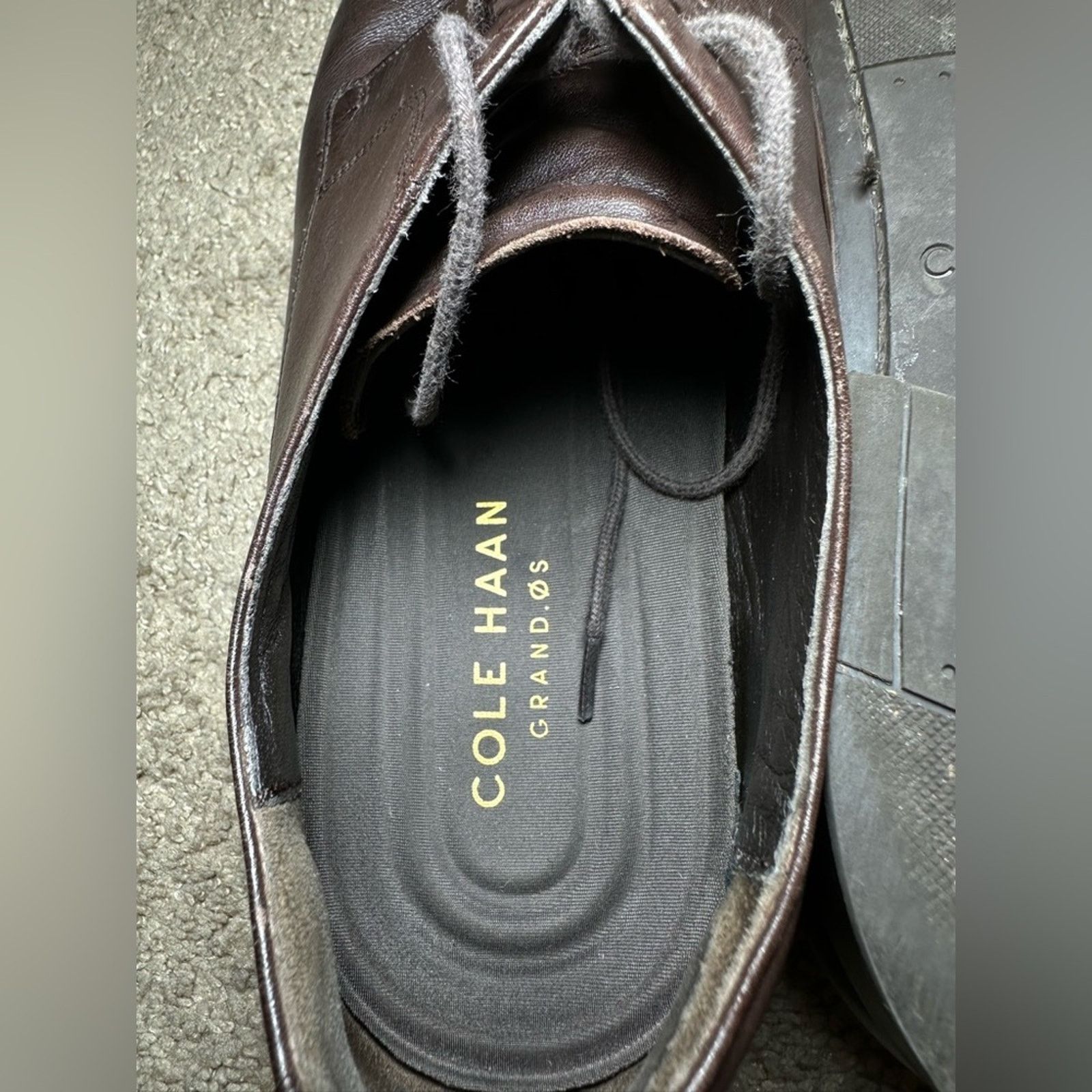 Cole Haan COLE HAAN Dress Shoes Brown Leather Oxfords Men's Sz 10 Size US 10 / EU 43 - 8 Thumbnail