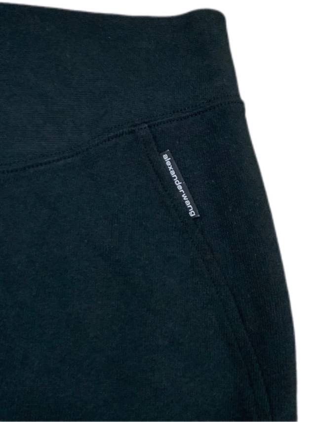 Alexander Wang Alexander Wang Women's Black Woven Logo Hip Skirt K26WX Size 30" / US 8 / IT 44 - 3 Thumbnail