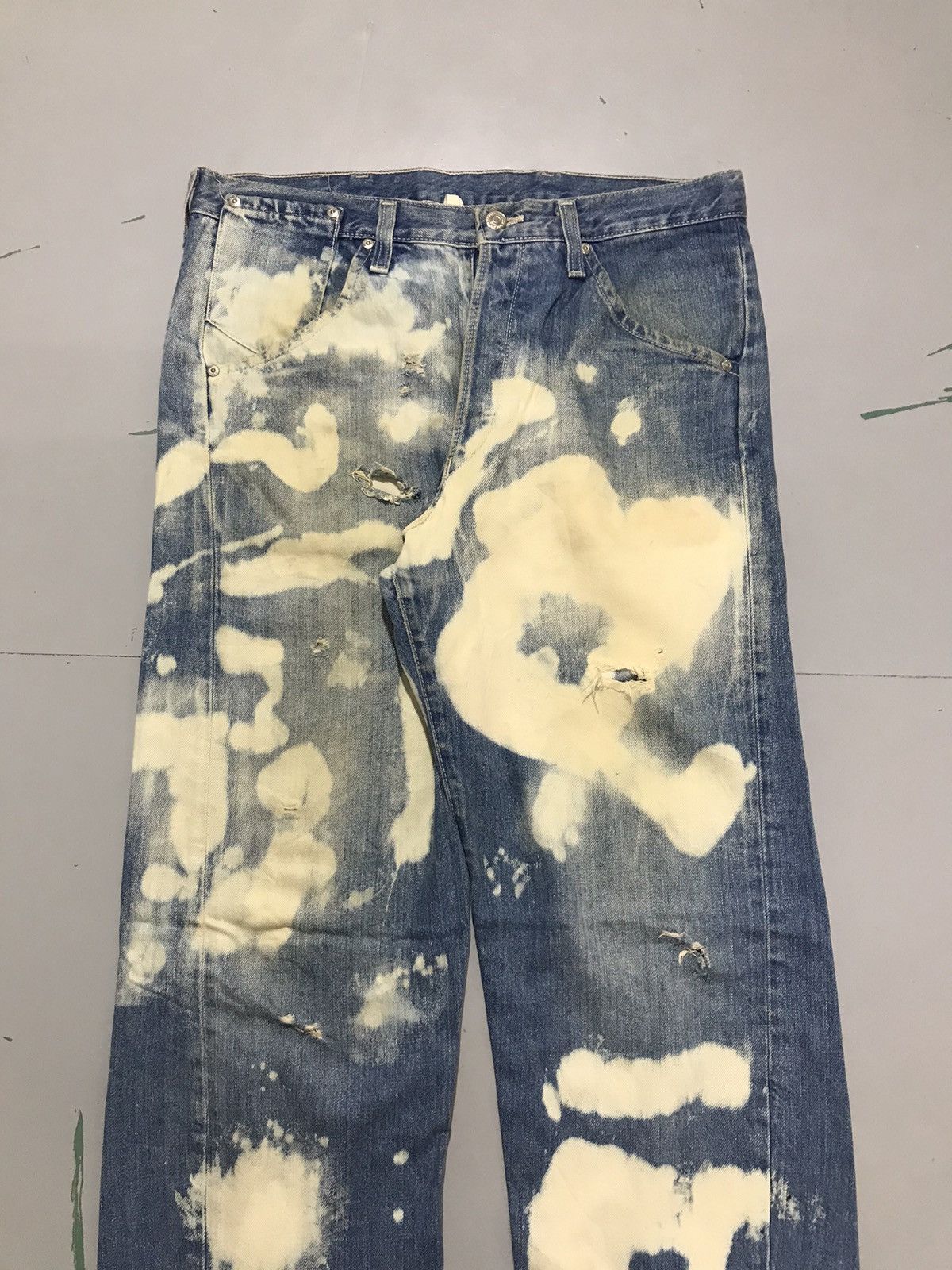 Levi's Vintage Levi’s buckle belt bleached denim Size US 34 / EU 50 - 4 Thumbnail