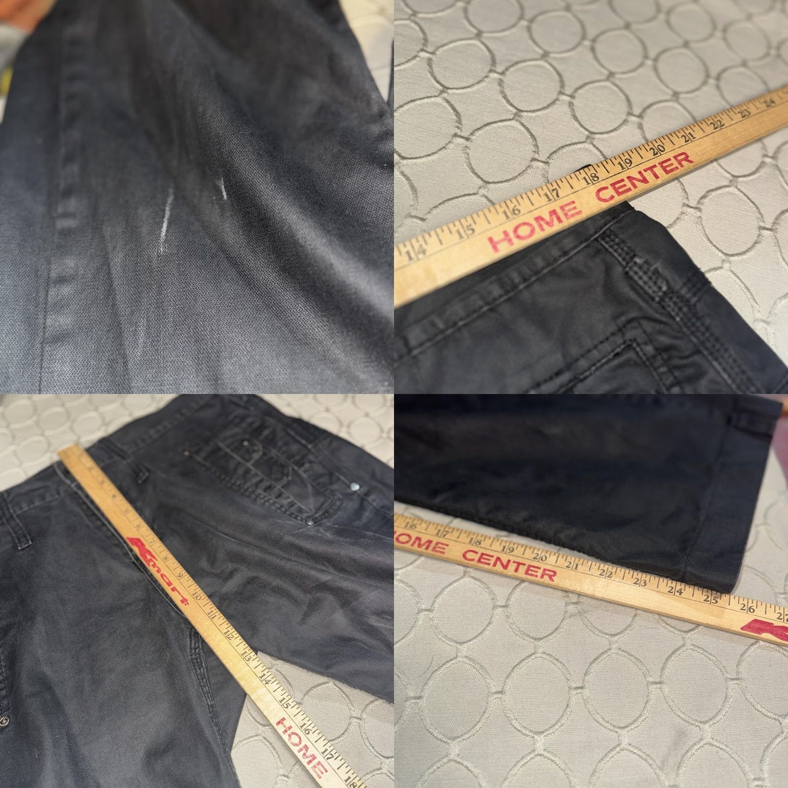 Southpole Southpole Pants Mens 36x34 Black Cargo Multi Pocket Zip Back Streetwear Urban Size US 36 / EU 52 - 8 Thumbnail