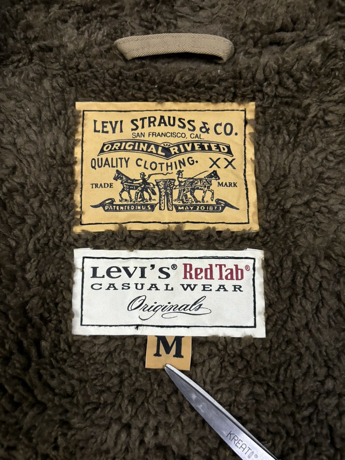 Levi's Vintage 90s Levis Red Tab Thrashed Utility Field Jacket Size US M / EU 48-50 / 2 - 20 Thumbnail