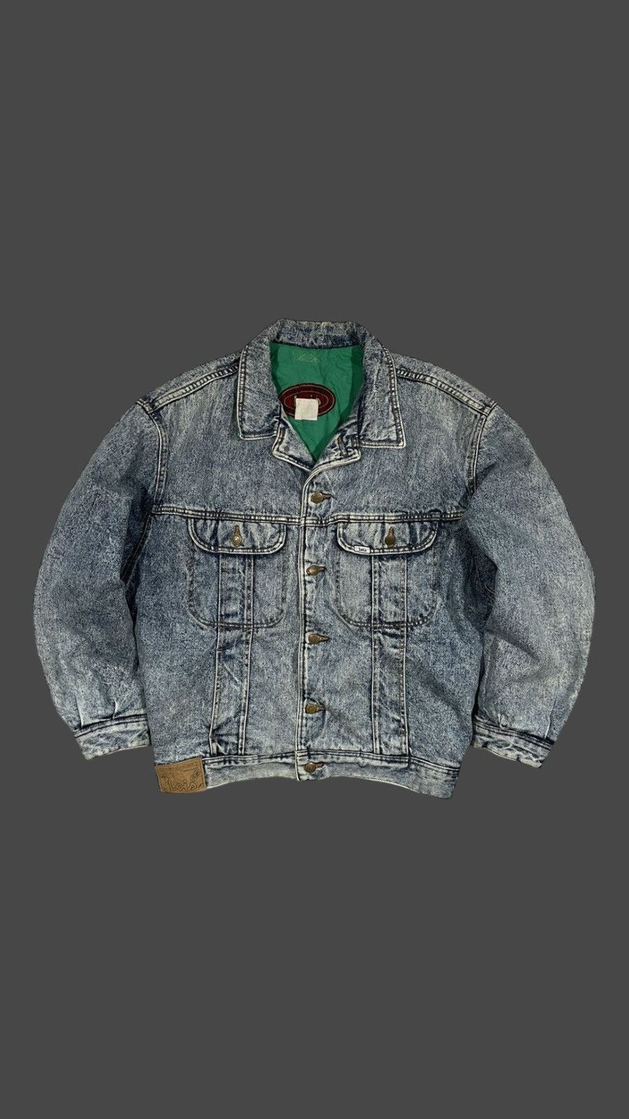 Lee 80s Vintage Lee Storm Rider Style Lois Denim Jacket Size US L / EU 52-54 / 3 - 1 Thumbnail