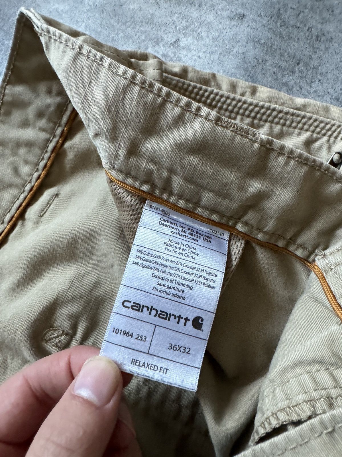 Carhartt × Vintage Carhartt wokrwear pants baggy logo vintage thrashed kanye Size US 36 / EU 52 - 14 Thumbnail