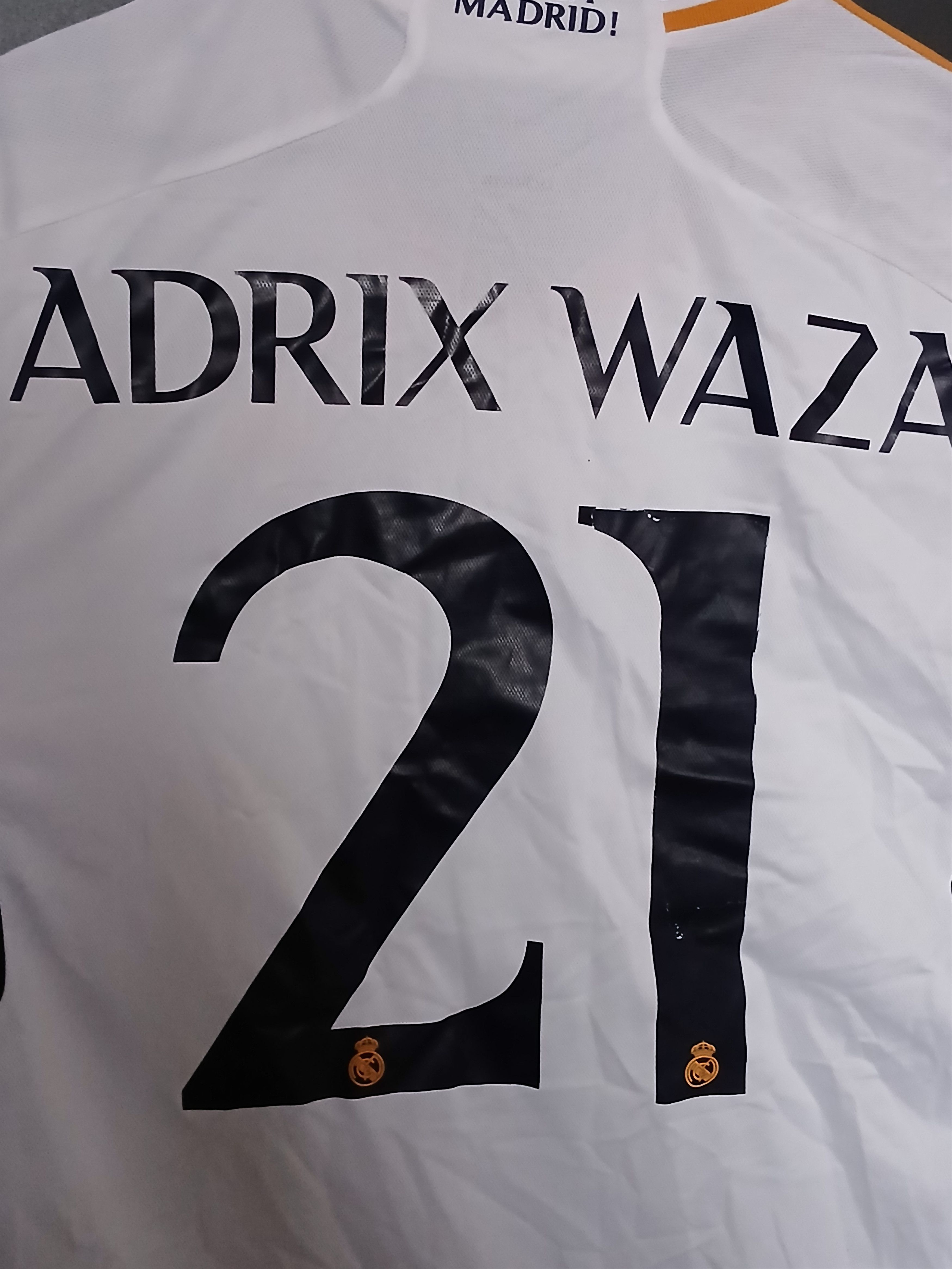 Adidas New Real Madrid 2023/2024 Home Football Jersey T-Shirt Size US L / EU 52-54 / 3 - 4 Thumbnail