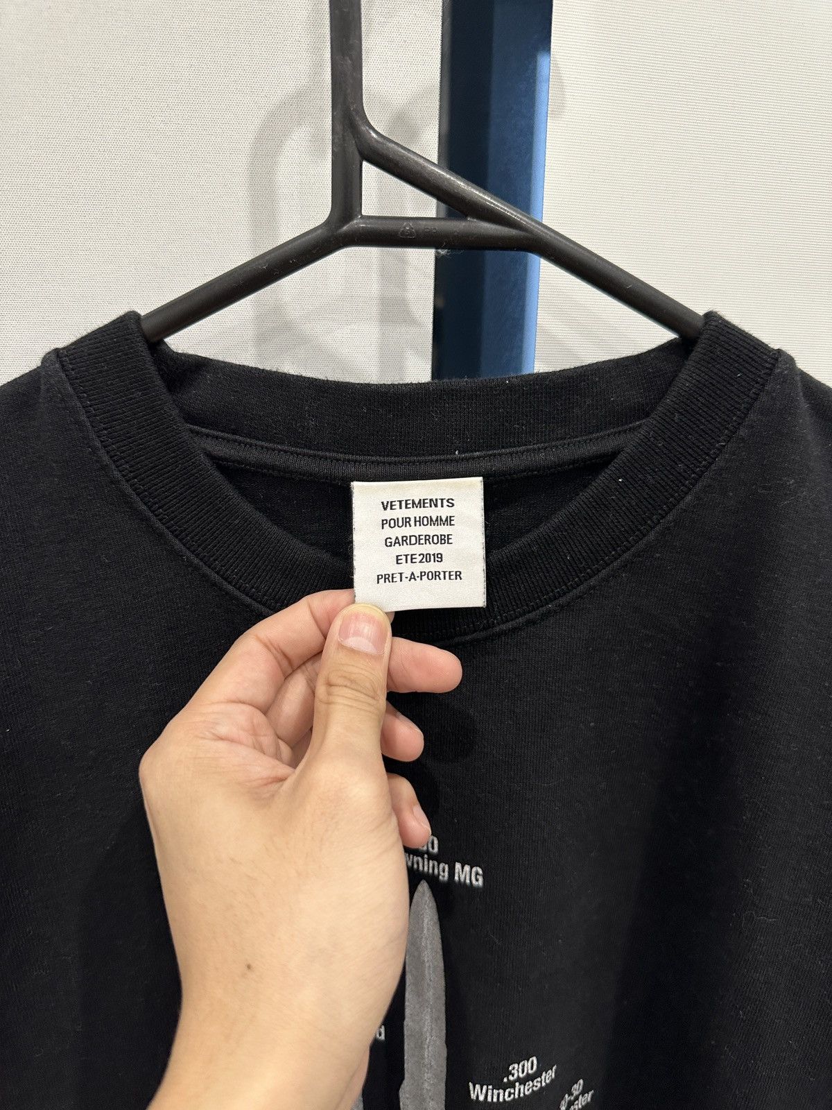 VETEMENTS GARDEROBE ETE 2019 シャツ