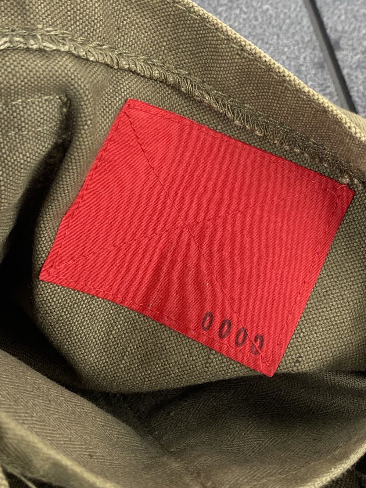 Japanese Brand 2000’s Shimamura Tokyo Canvas Military Tactical Sling Bag Size ONE SIZE - 9 Thumbnail
