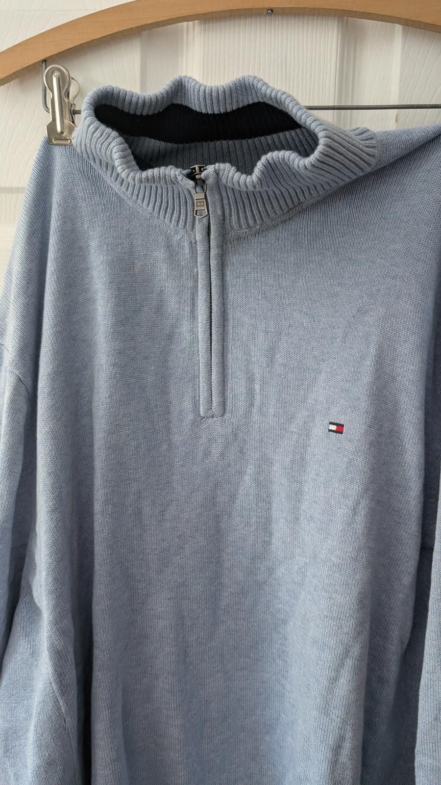 Tommy Hilfiger Tommy Hilfiger Men’s 1/4 Zip Knit Sweater Cotton Size XXL Size US XXL / EU 58 / 5 - 5 Thumbnail