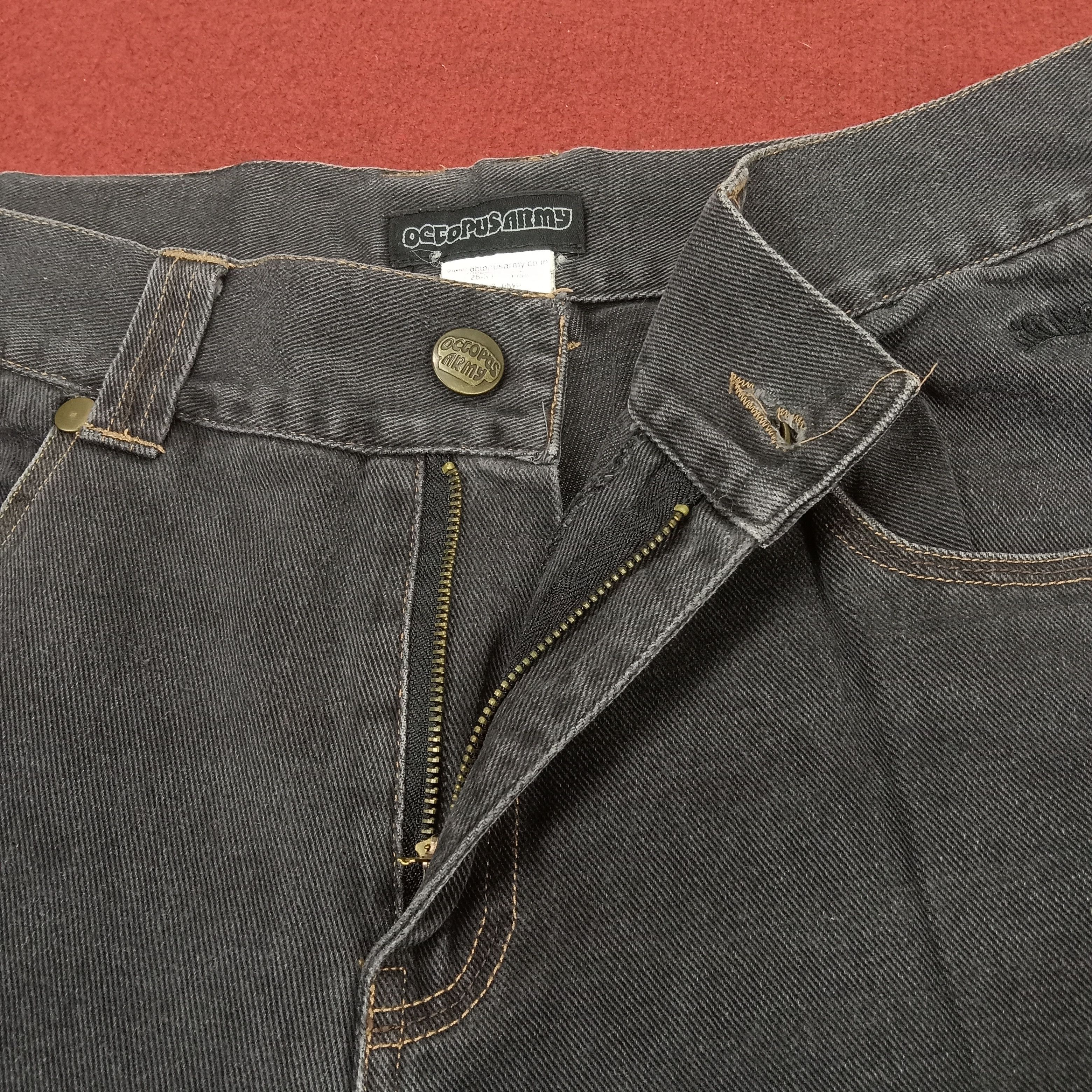 Japanese Brand × Vintage Octopus Army Streetwear Skater Fashion Style Jeans Size US 32 / EU 48 - 12 Thumbnail