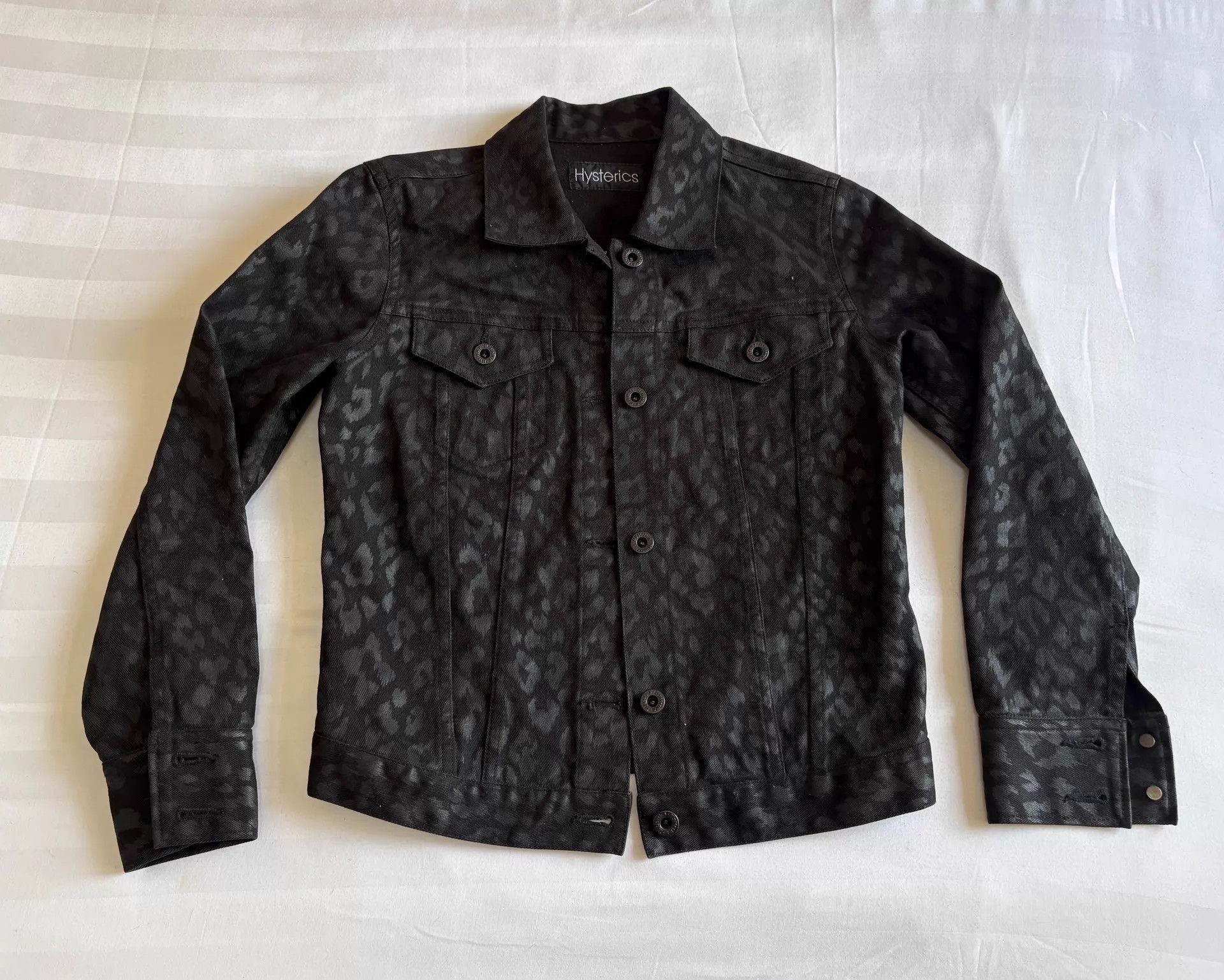 Hysteric Glamour Hysteric Glamour vintage black leopard slim short jkt S-M Size ONE SIZE - 1 Thumbnail