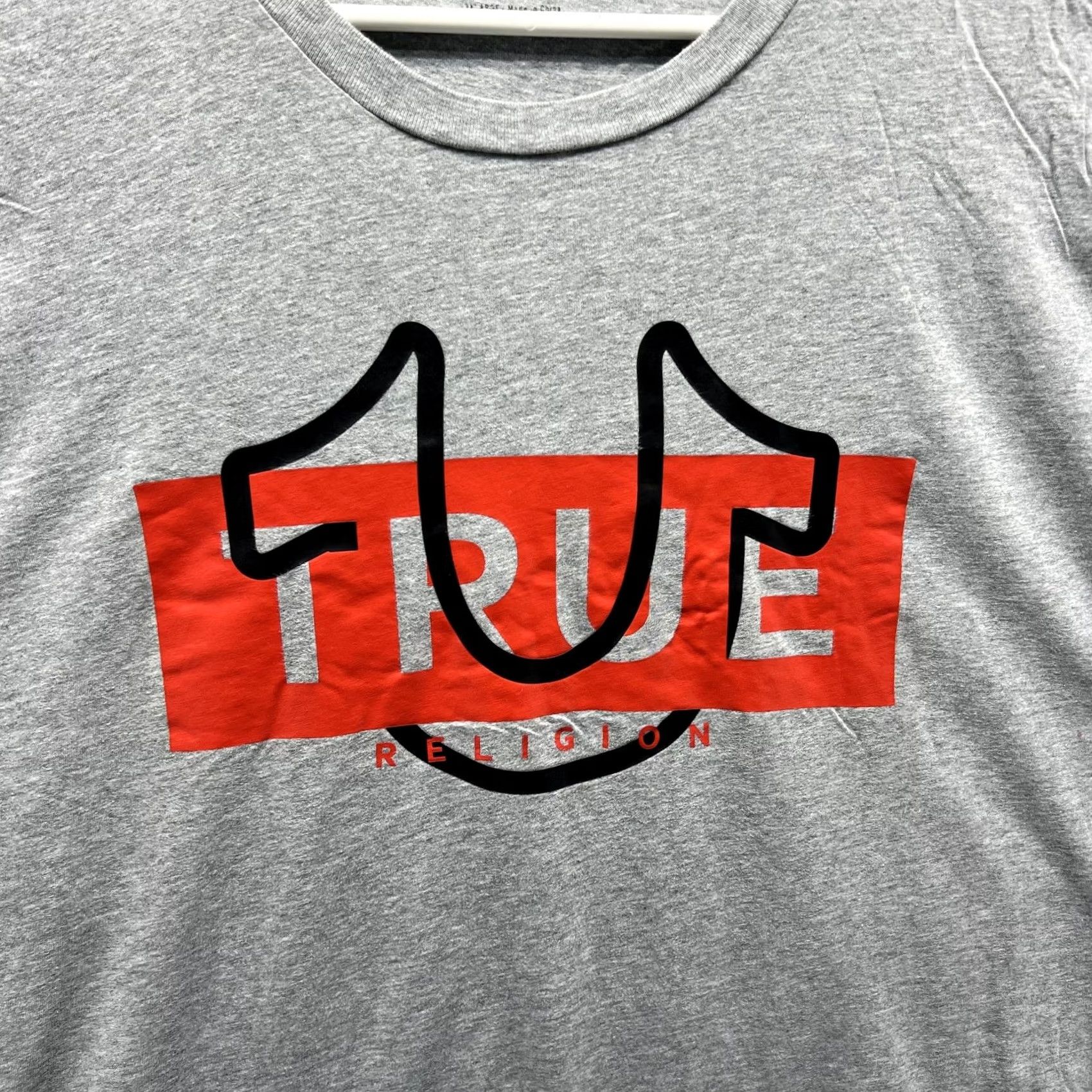 True Religion True Religion Shirt Mens 3XL Gray Red Block Logo Horseshoe Graphic Tee Tagless Shirt Men 3XL Gray Red Block Logo Horseshoe Graphic Tee Tagless Size US XXL / EU 58 / 5 - 6 Thumbnail